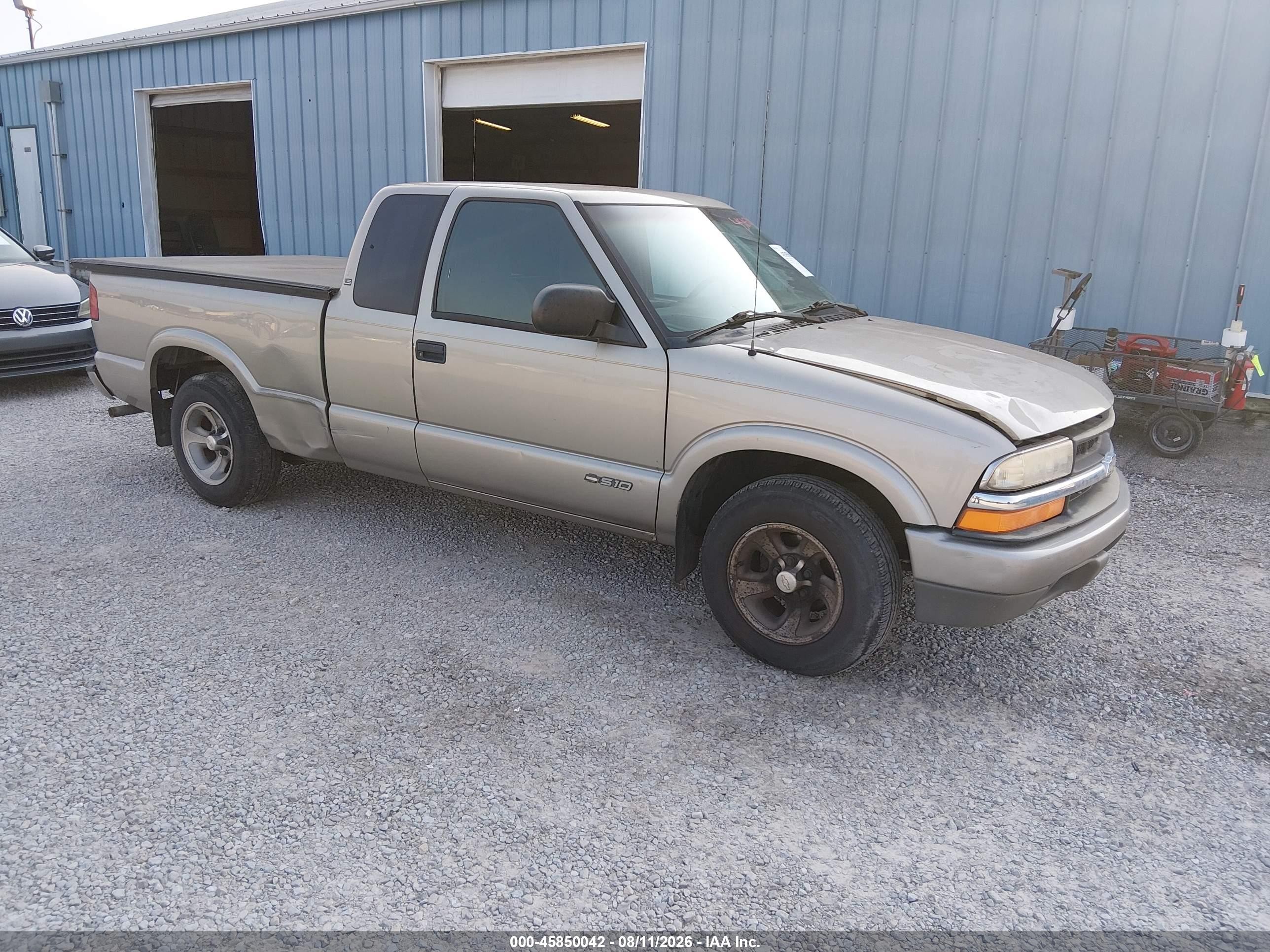 2000 Chevrolet S-10 Ls Gray vin: 1GCCS1942Y8145637