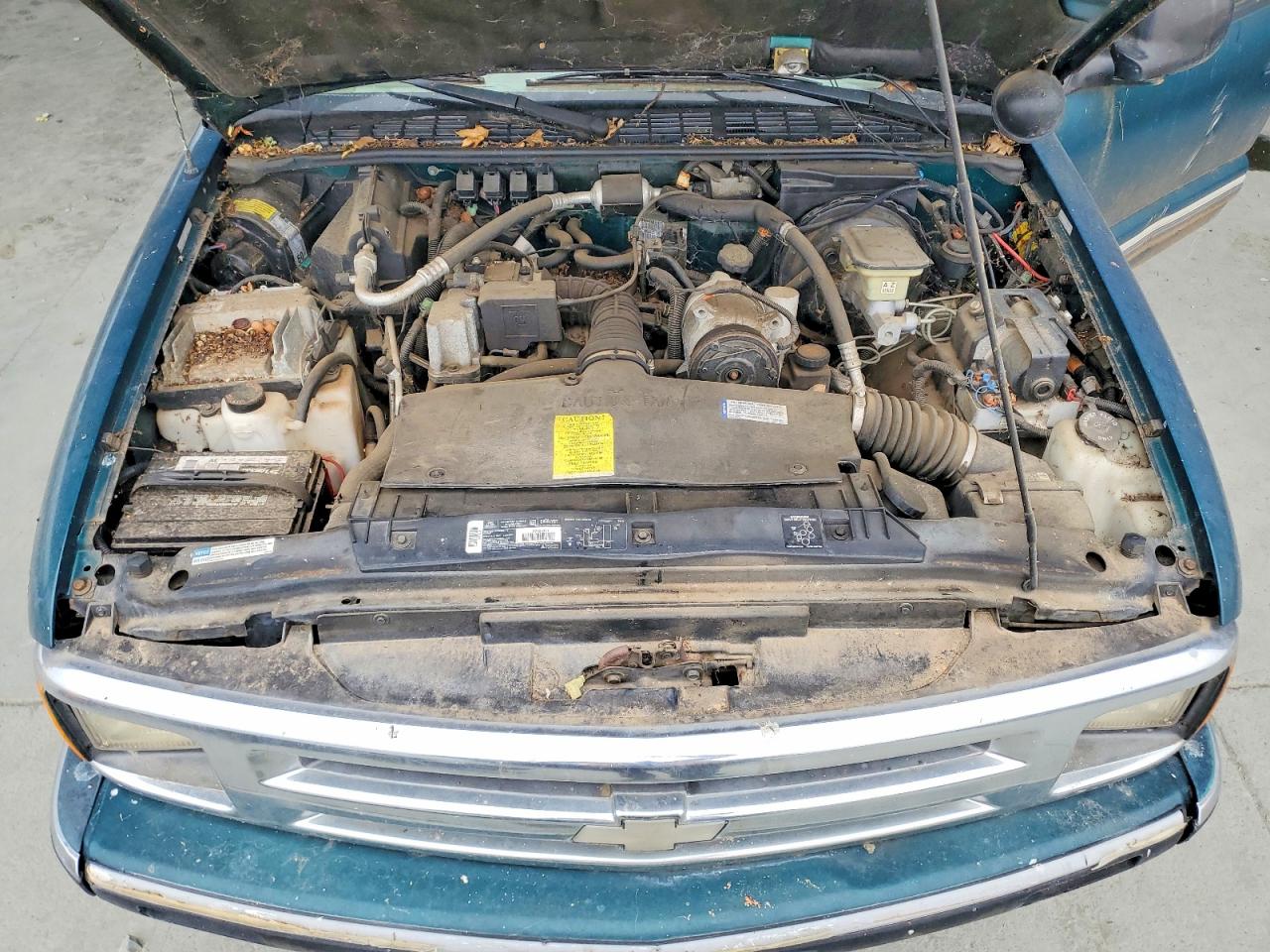 1997 Chevrolet S Truck S10 Green vin: 1GCCS1943V8103764