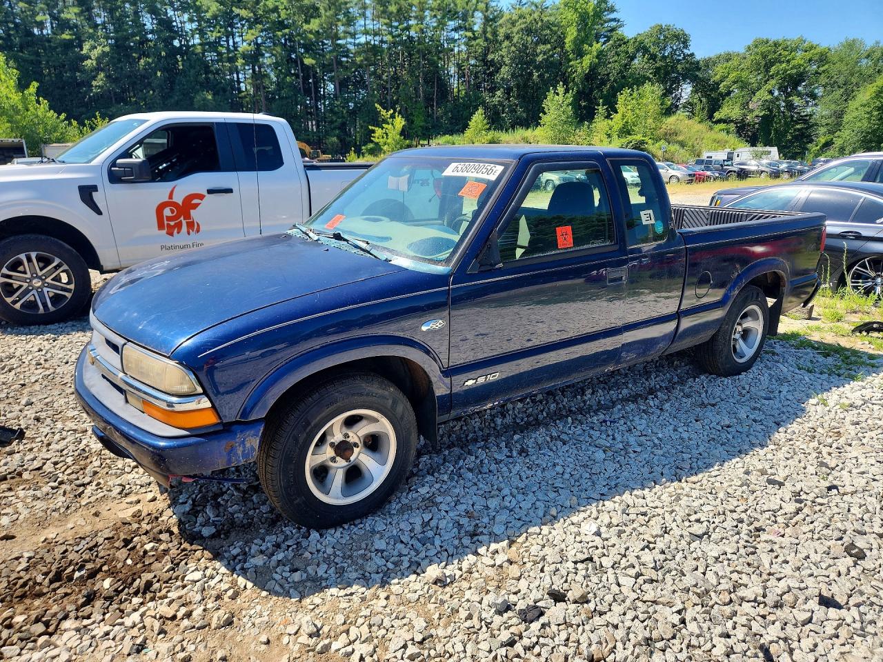 1998 Chevrolet S Truck S10 Blue vin: 1GCCS1943W8164341