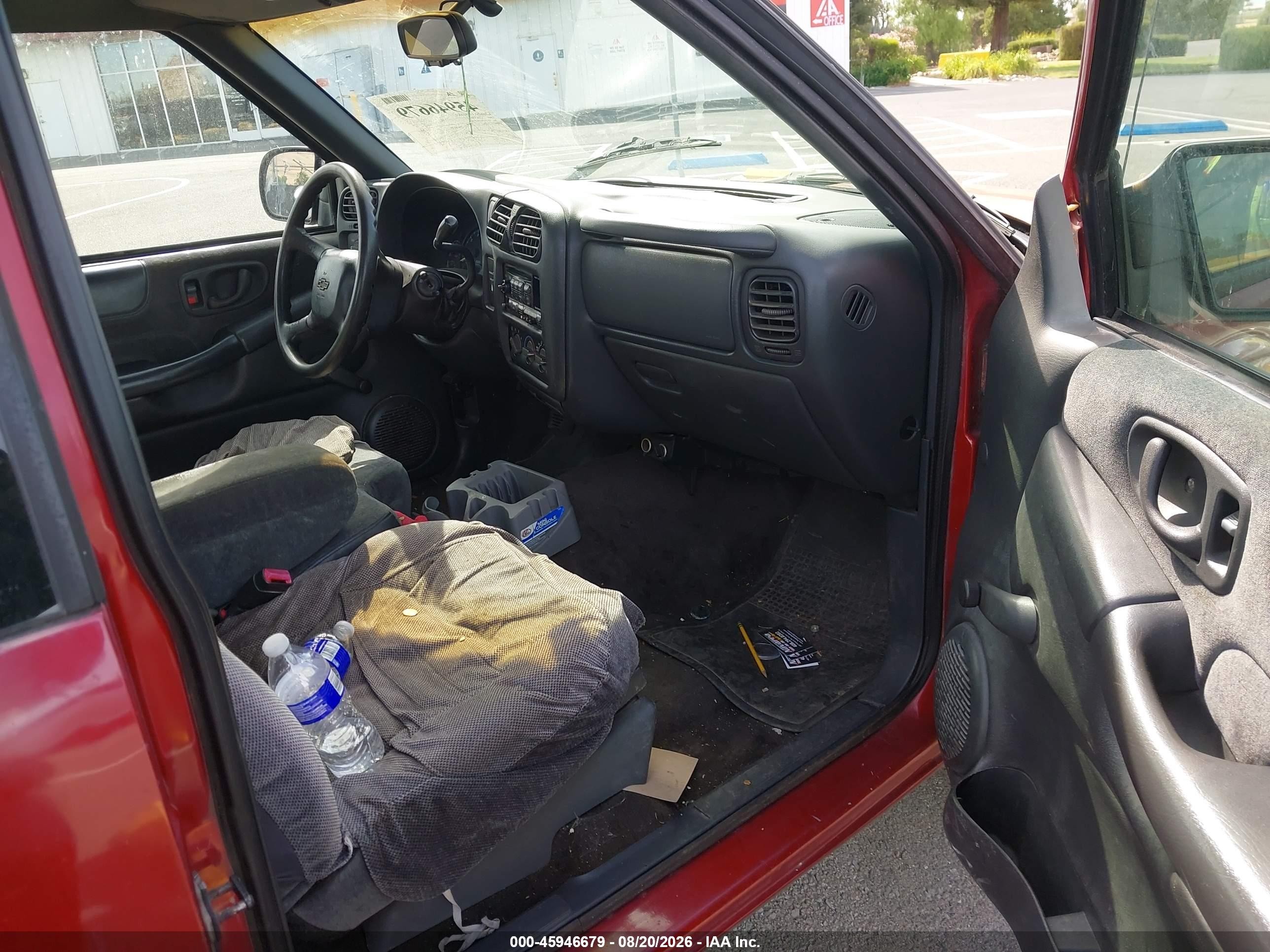 1999 Chevrolet S-10 Ls Red vin: 1GCCS1943X8159982