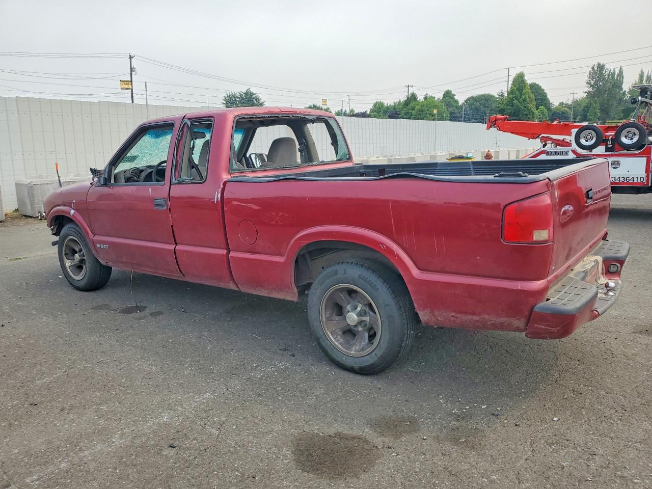 1999 Chevrolet S Truck S10 Red vin: 1GCCS1943XK130839