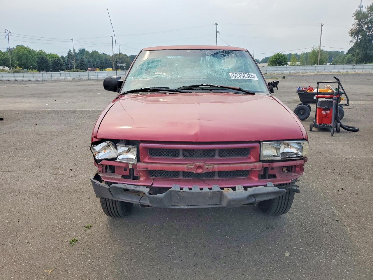 1999 Chevrolet S Truck S10 Red vin: 1GCCS1943XK130839