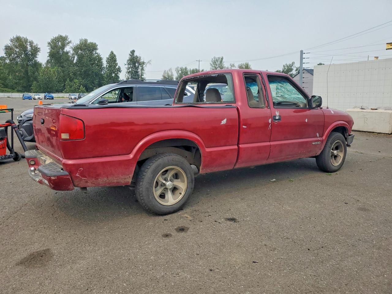 1999 Chevrolet S Truck S10 Red vin: 1GCCS1943XK130839