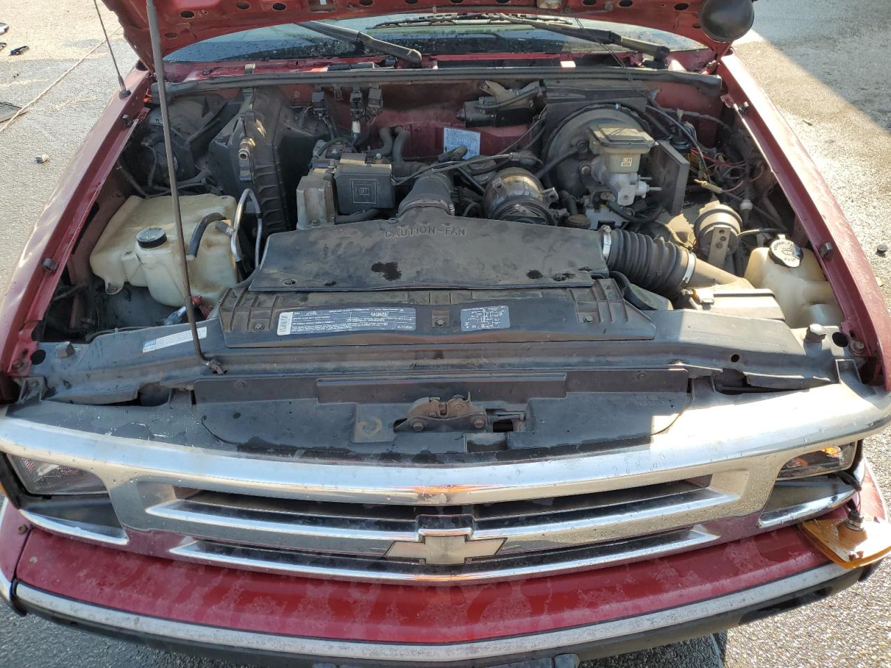 1995 Chevrolet S Truck S10 Burgundy vin: 1GCCS1944S8202086