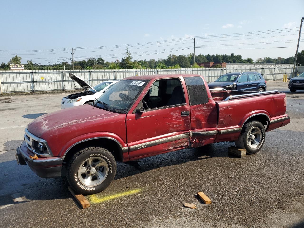 1995 Chevrolet S Truck S10 Burgundy vin: 1GCCS1944S8202086