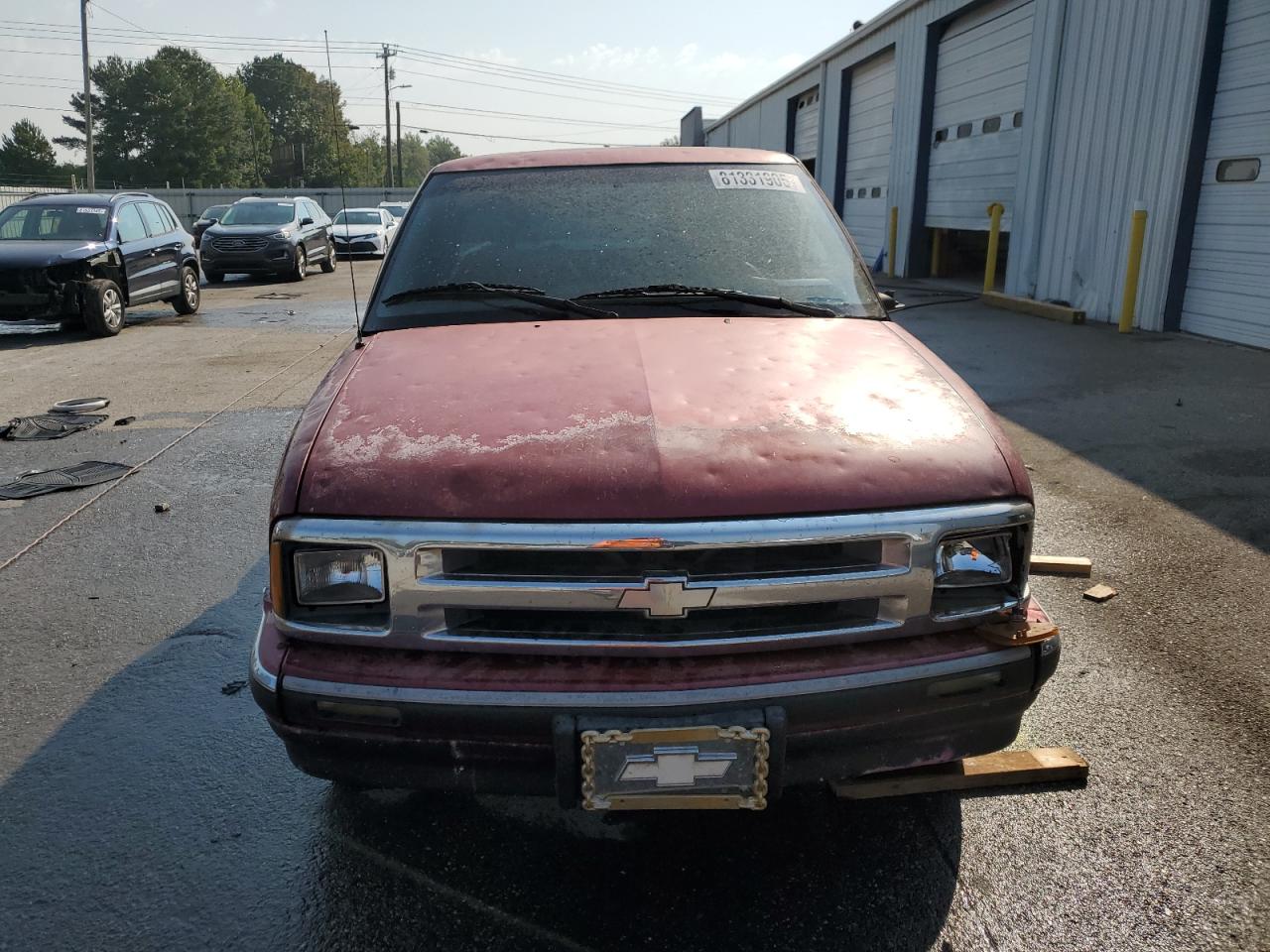 1995 Chevrolet S Truck S10 Burgundy vin: 1GCCS1944S8202086