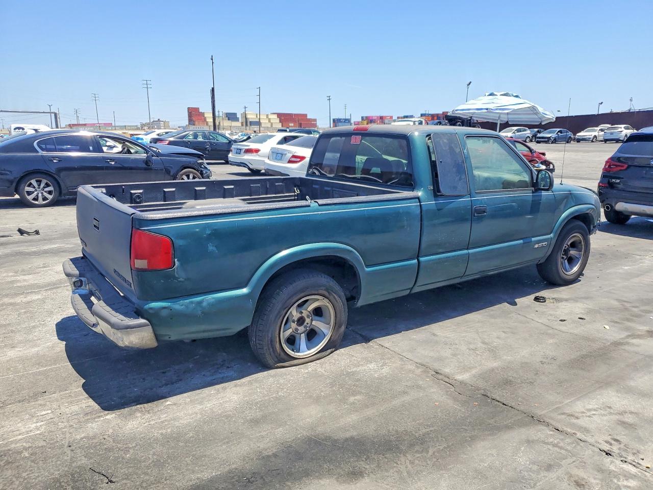 1996 Chevrolet S Truck S10 Green vin: 1GCCS1946T8107028