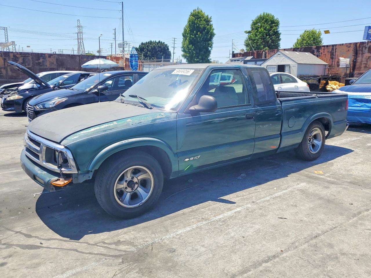 1996 Chevrolet S Truck S10 Green vin: 1GCCS1946T8107028