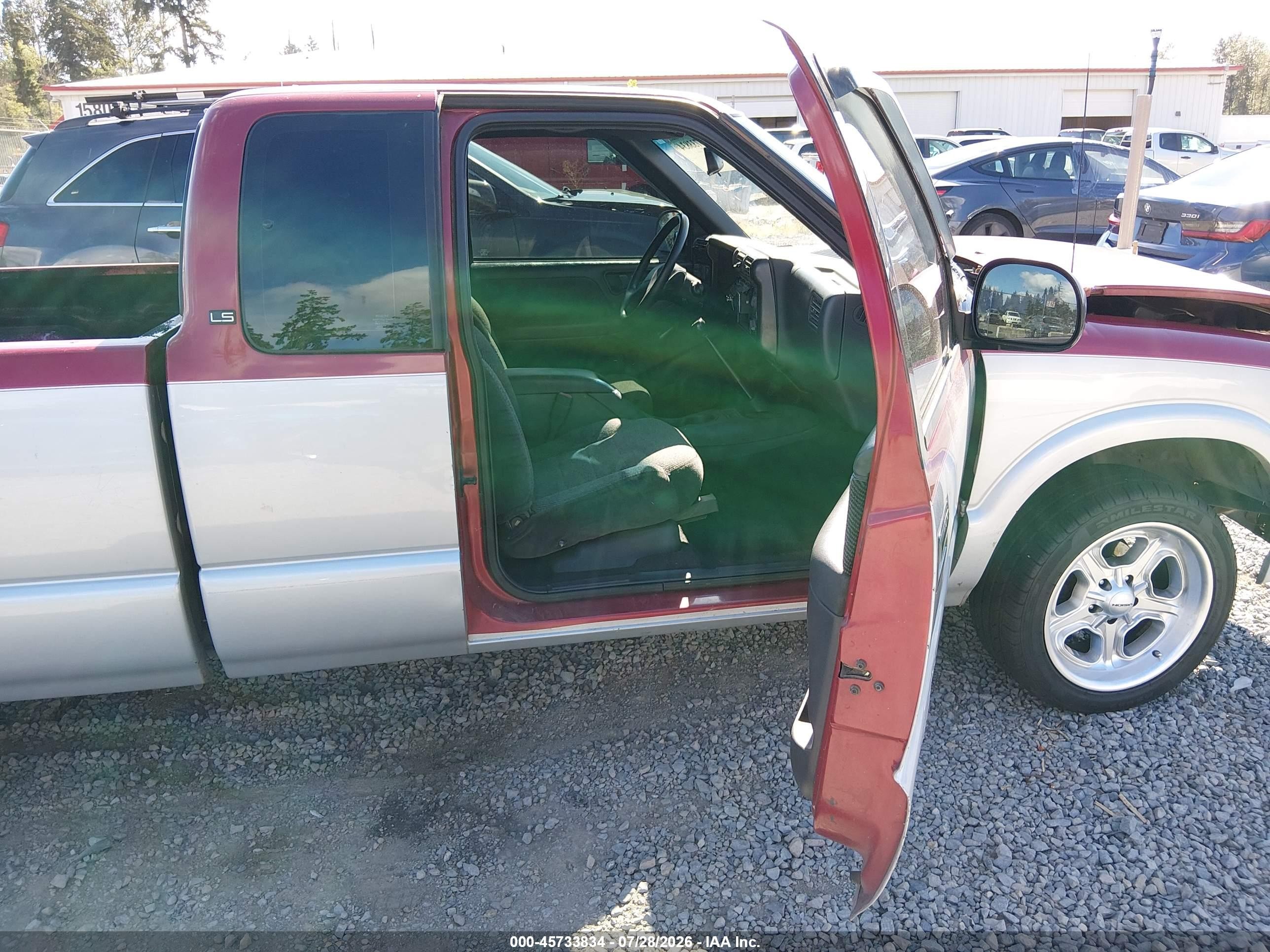 1994 Chevrolet S Truck S10 Silver vin: 1GCCS1948R8233044