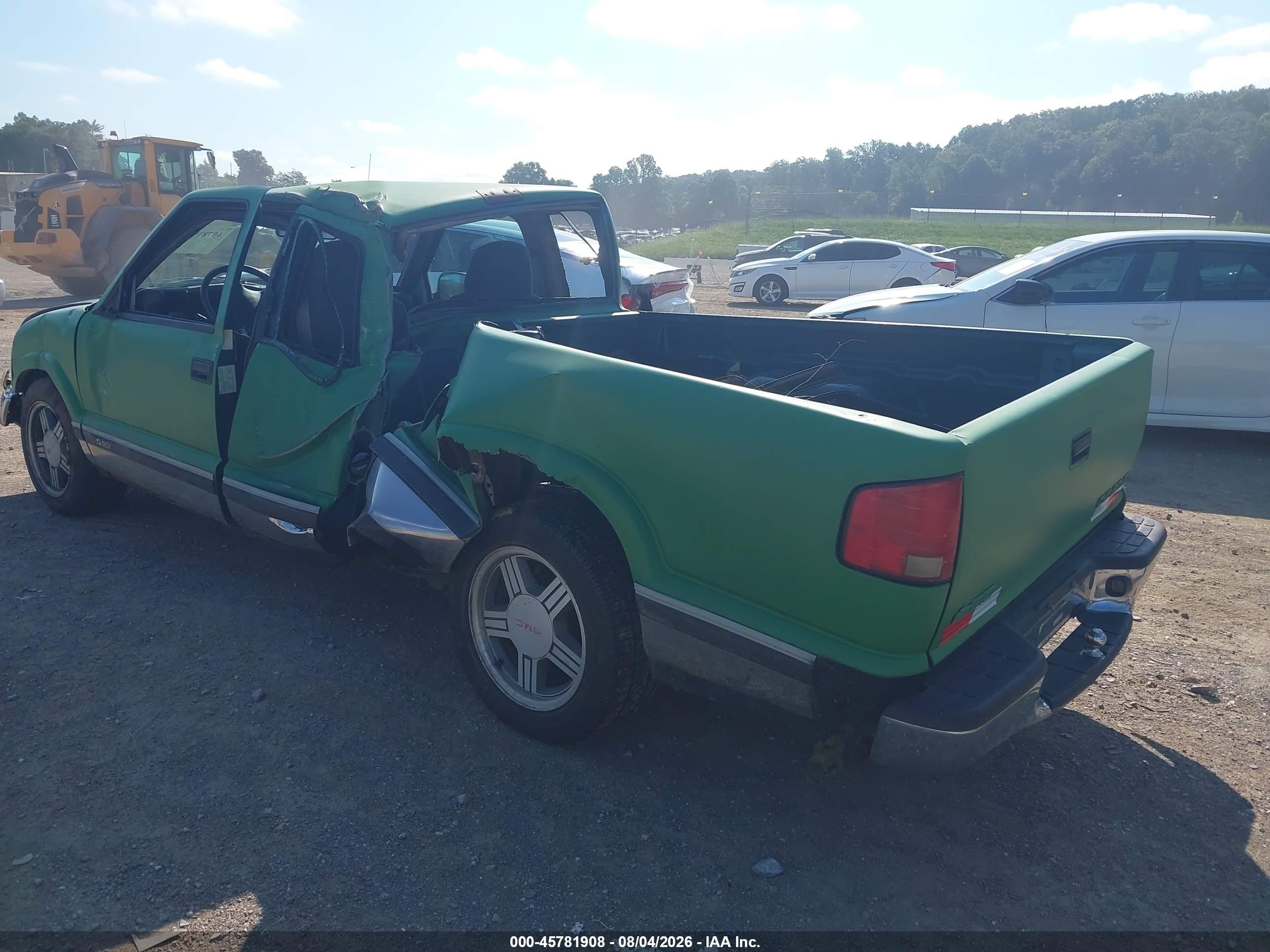 1996 Chevrolet S Truck S10 Green vin: 1GCCS1949T8152660