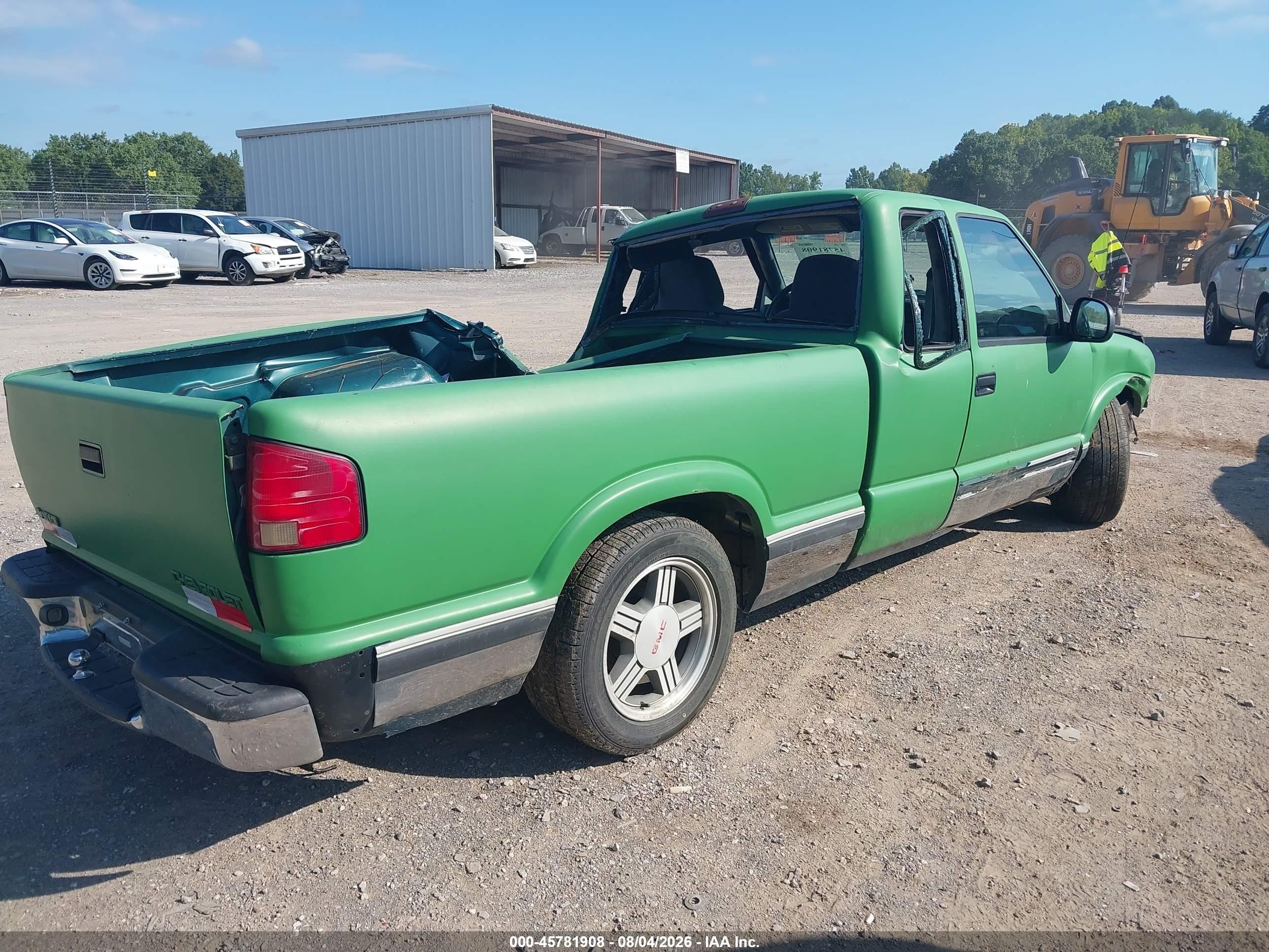 1996 Chevrolet S Truck S10 Green vin: 1GCCS1949T8152660