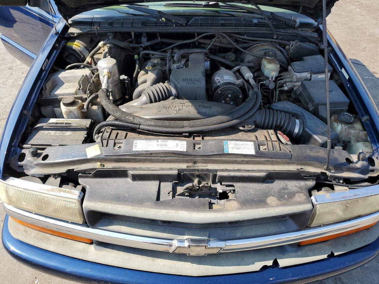 1999 Chevrolet S Truck S10 Blue vin: 1GCCS1949X8140921