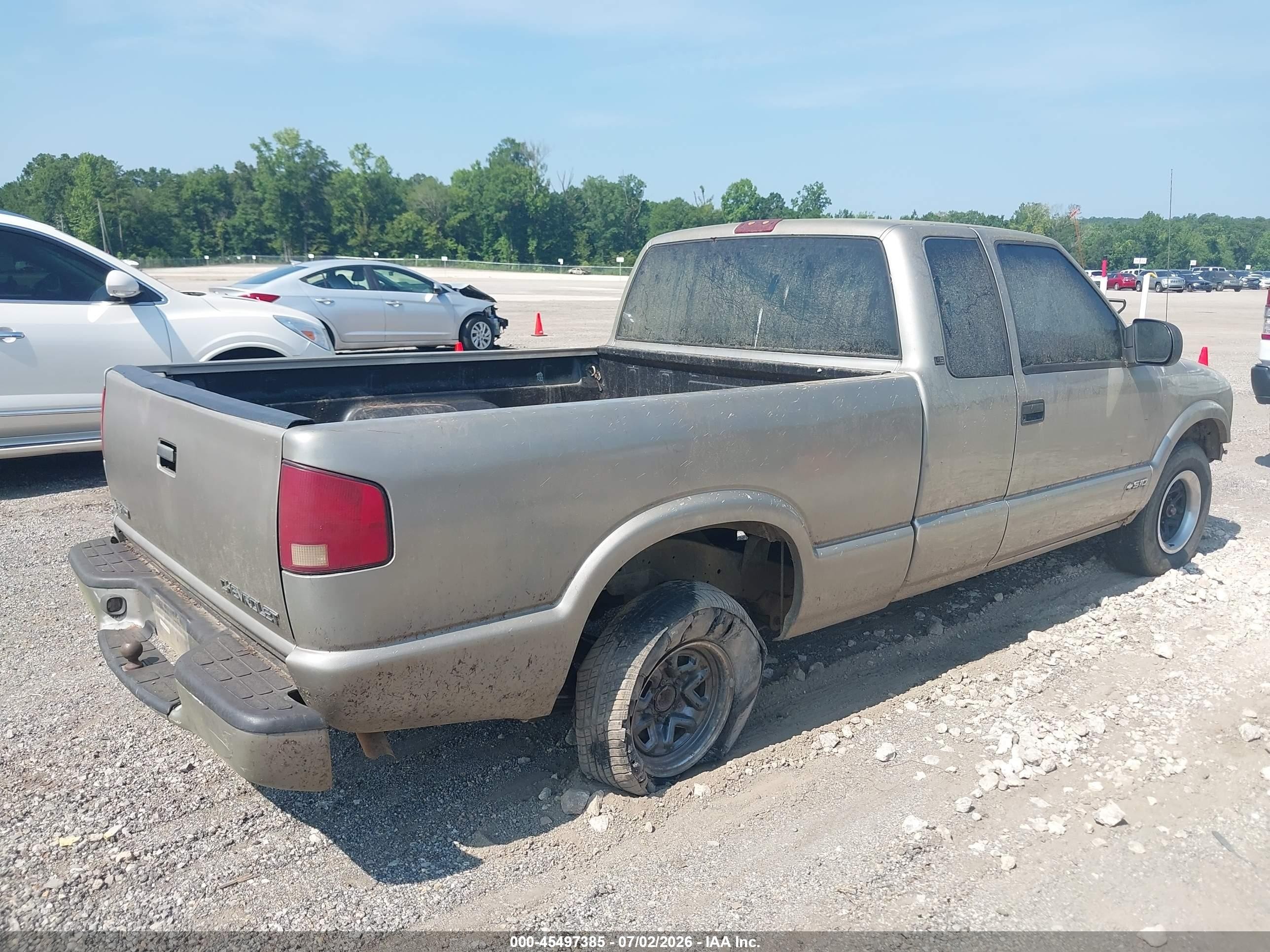 1999 Chevrolet S-10 Ls Gold vin: 1GCCS194XXK230792