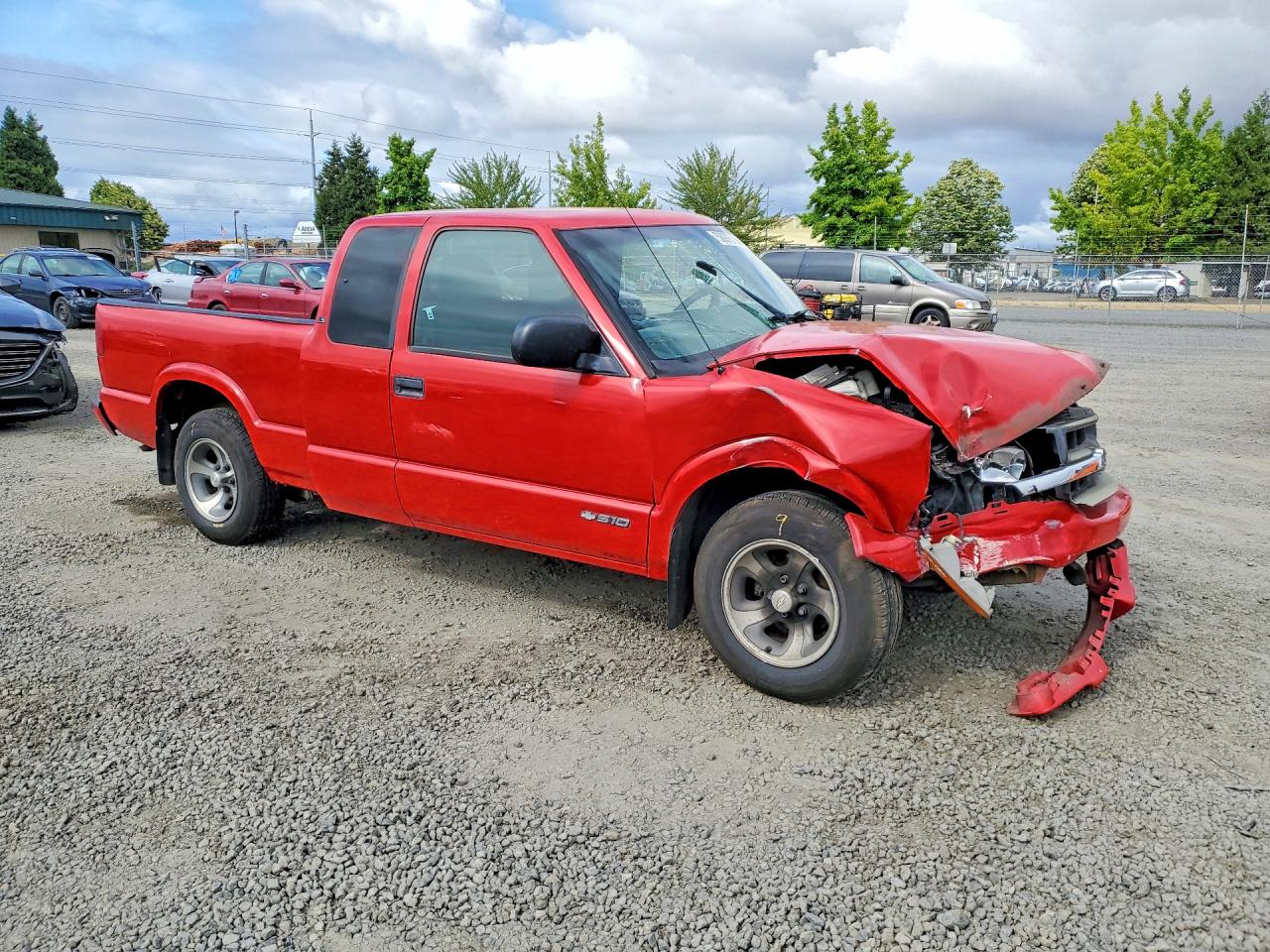 2000 Chevrolet S Truck S10 Red vin: 1GCCS194XY8127273