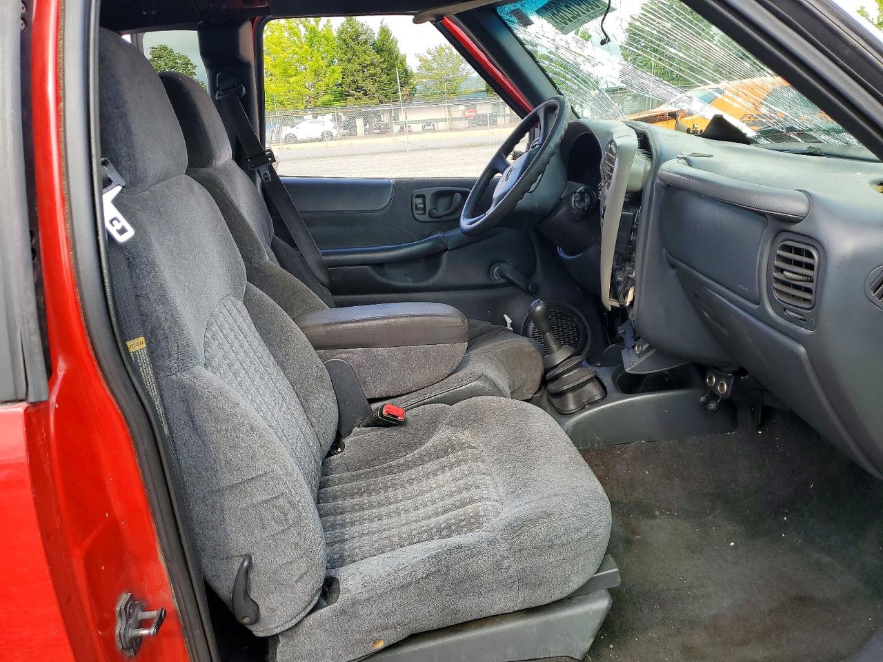 2000 Chevrolet S Truck S10 Red vin: 1GCCS194XY8127273