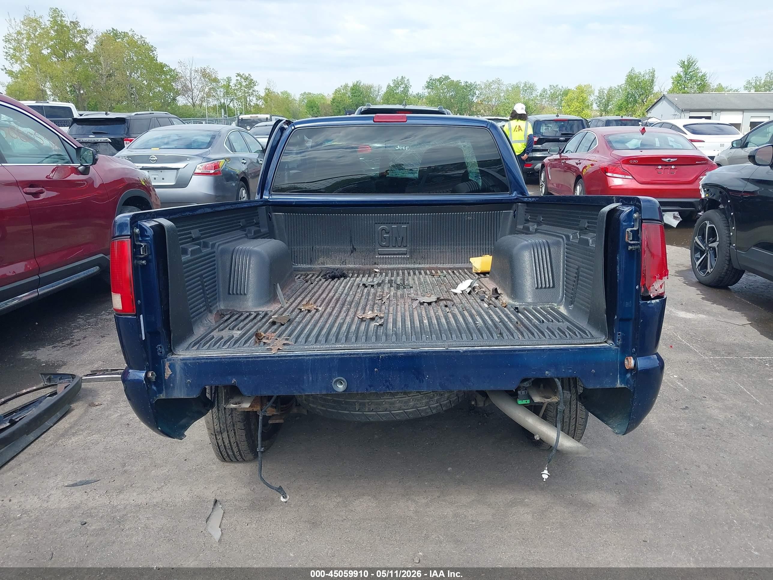 2000 Chevrolet S-10 Ls Blue vin: 1GCCS1950Y8239427