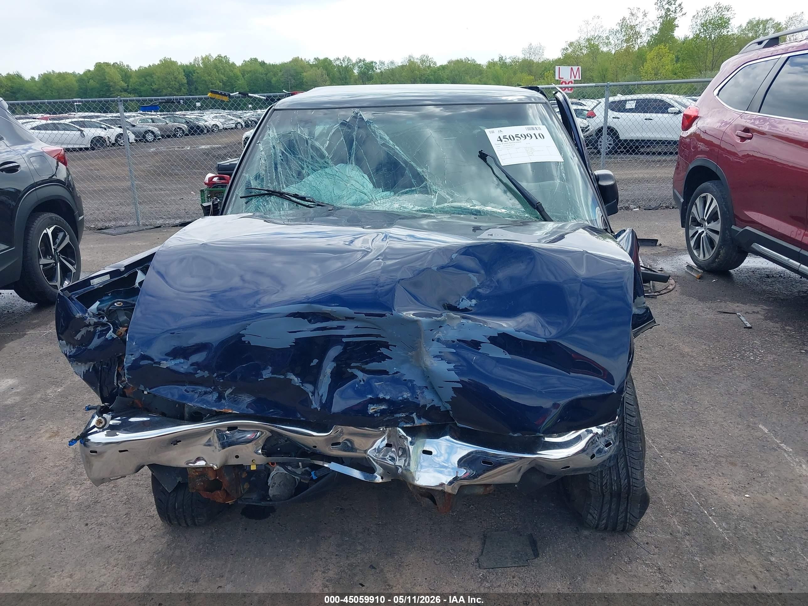 2000 Chevrolet S-10 Ls Blue vin: 1GCCS1950Y8239427