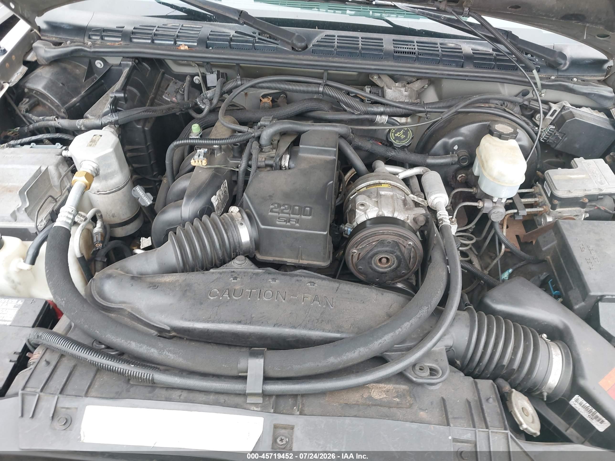 2000 Chevrolet S-10 Ls Gold vin: 1GCCS1951YK238838