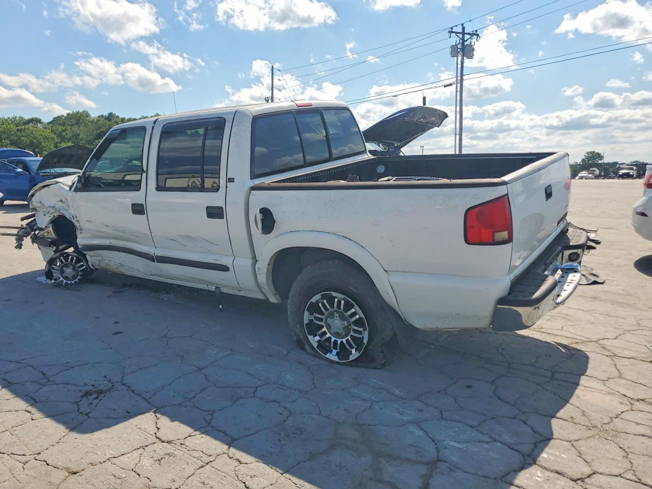 2000 Chevrolet S Truck S10 White vin: 1GCCS1954Y8236787