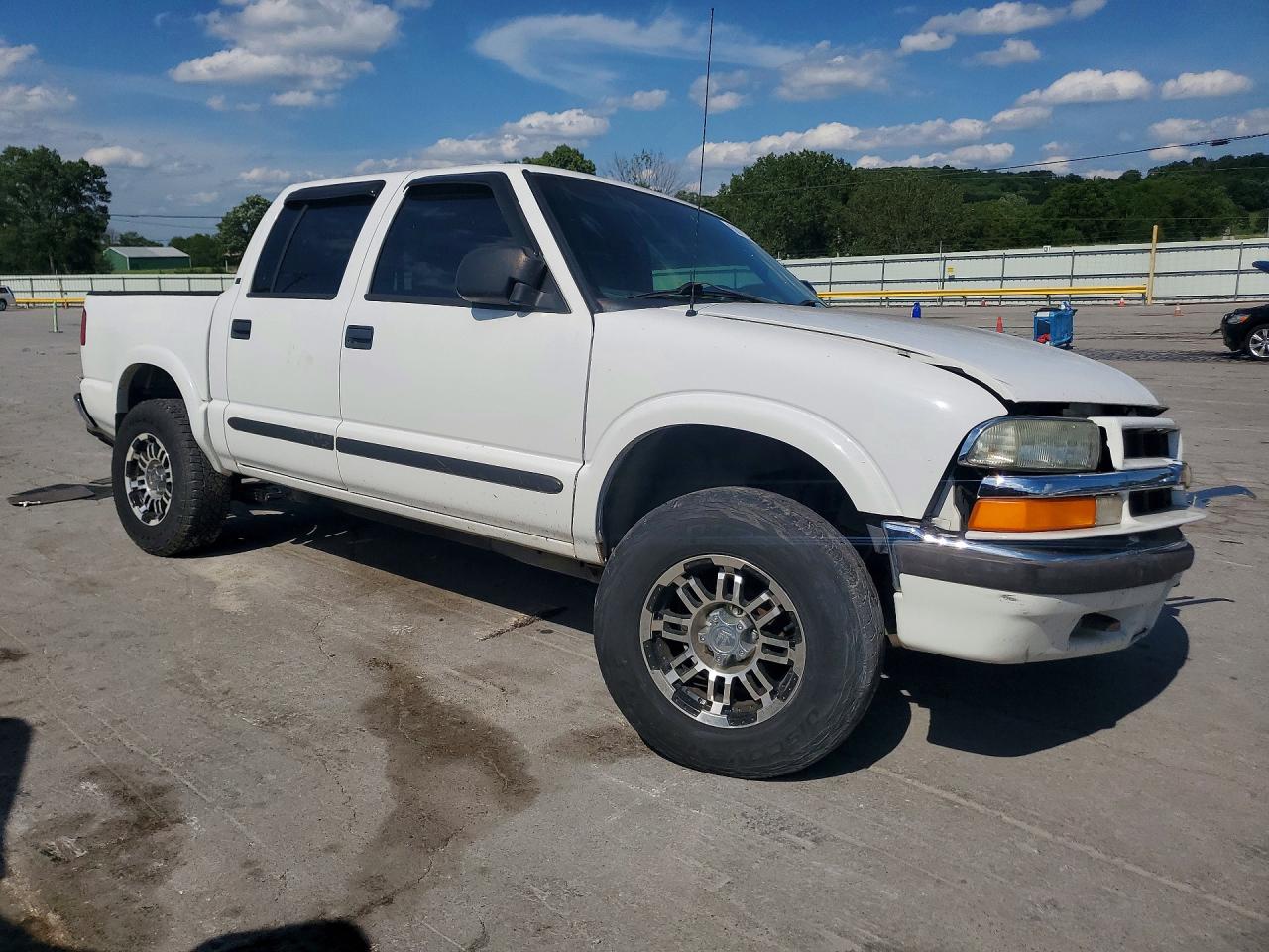 2000 Chevrolet S Truck S10 White vin: 1GCCS1954Y8236787
