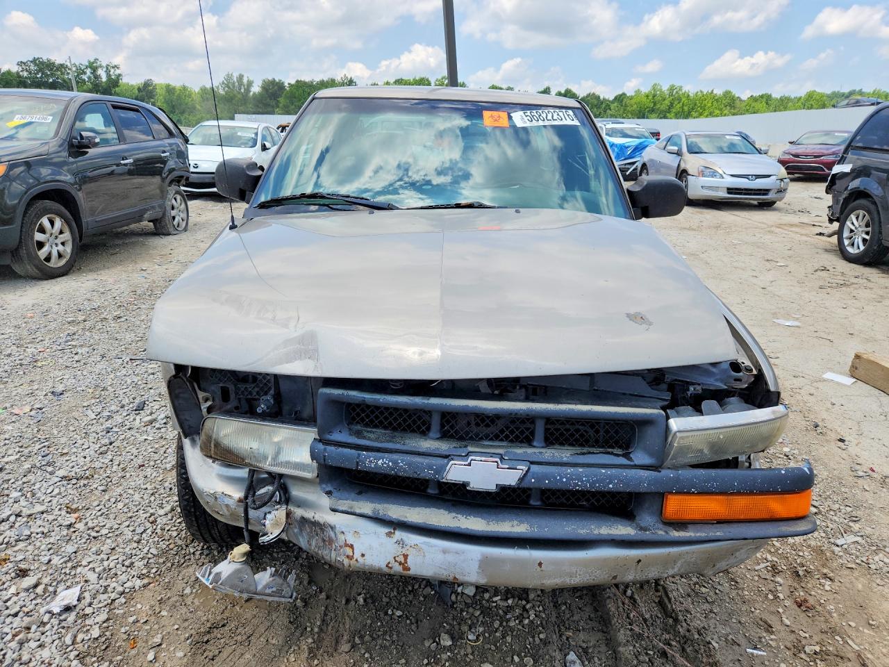 2000 Chevrolet S Truck S10 Gray vin: 1GCCS1954Y8245585