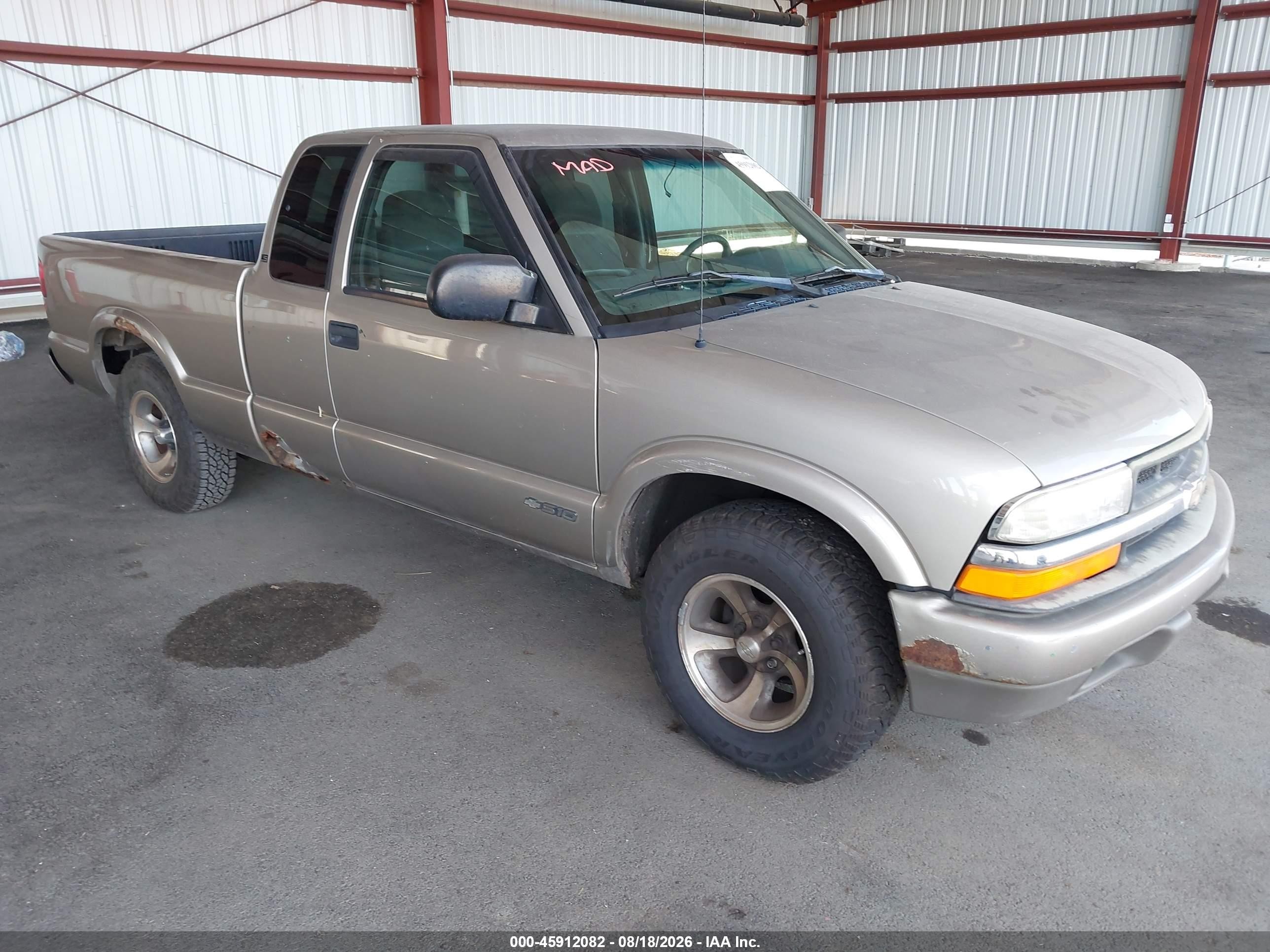 2000 Chevrolet S-10 Ls Tan vin: 1GCCS1957YK263050