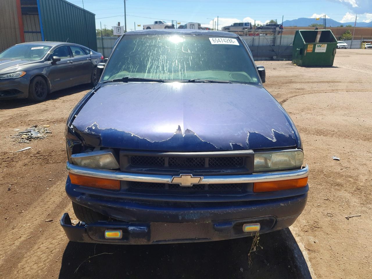 2000 Chevrolet S Truck S10 Blue vin: 1GCCS195XYK238921