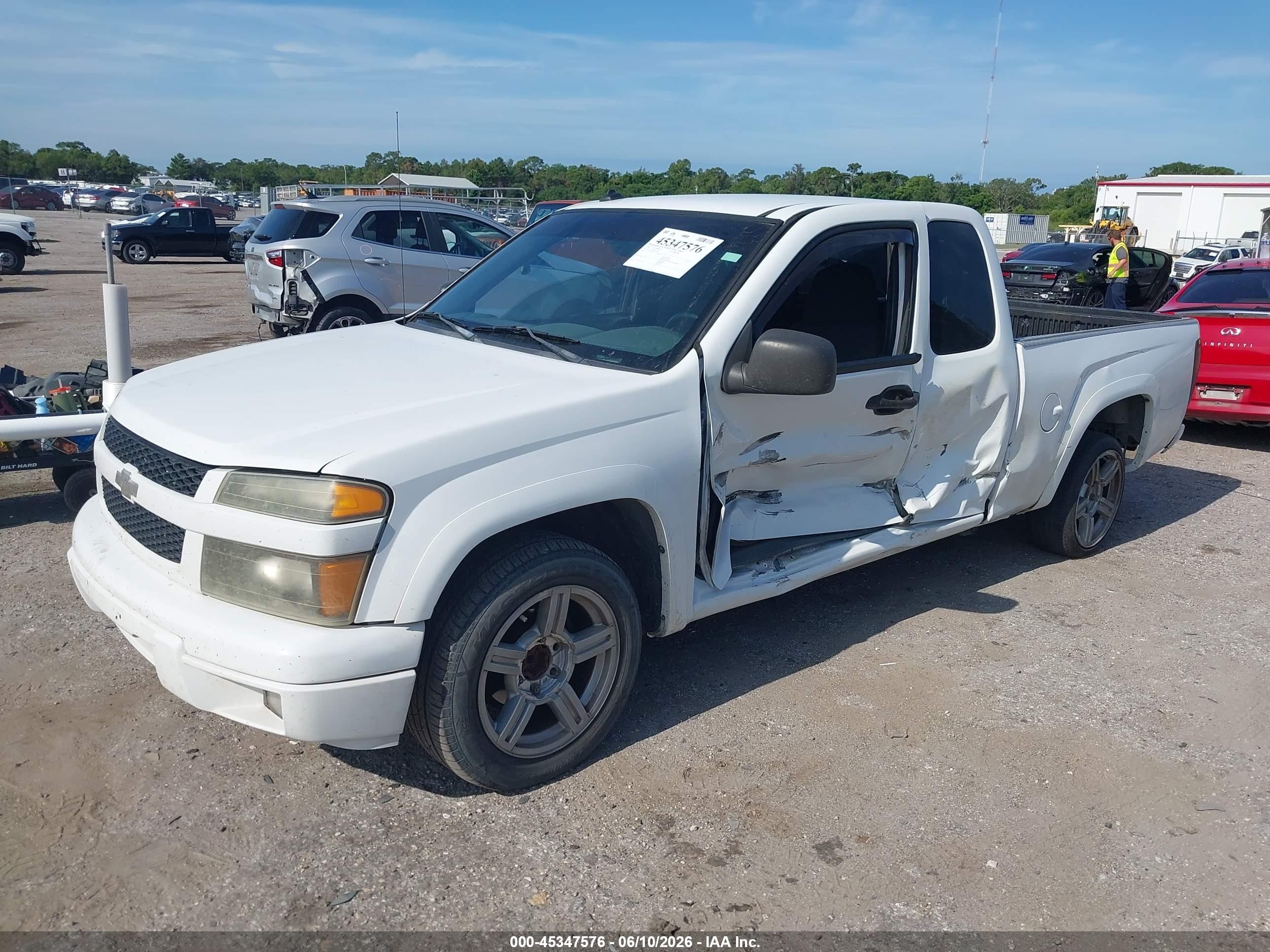 2004 Chevrolet Colorado Ls White vin: 1GCCS196248127098