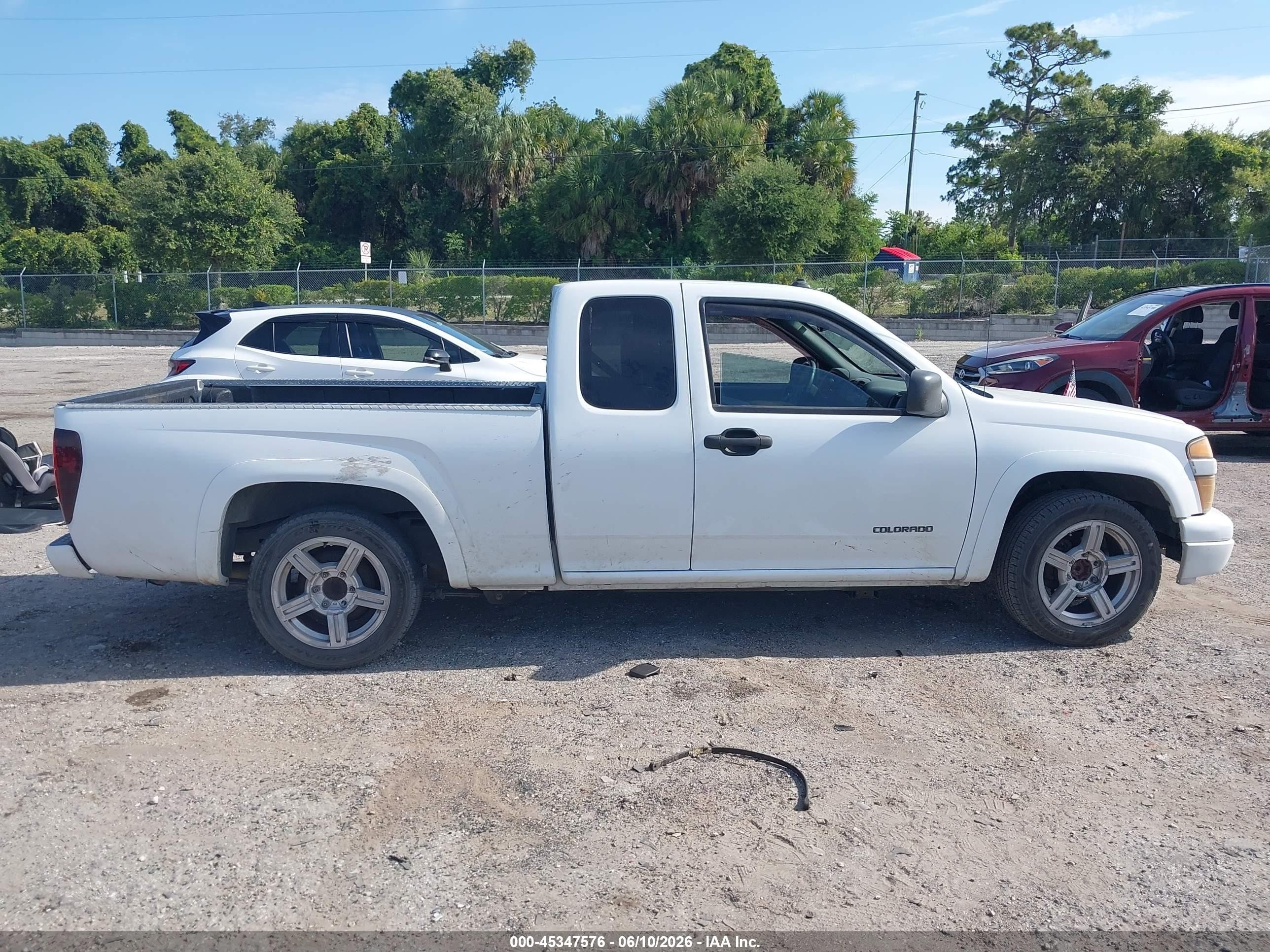 2004 Chevrolet Colorado Ls White vin: 1GCCS196248127098