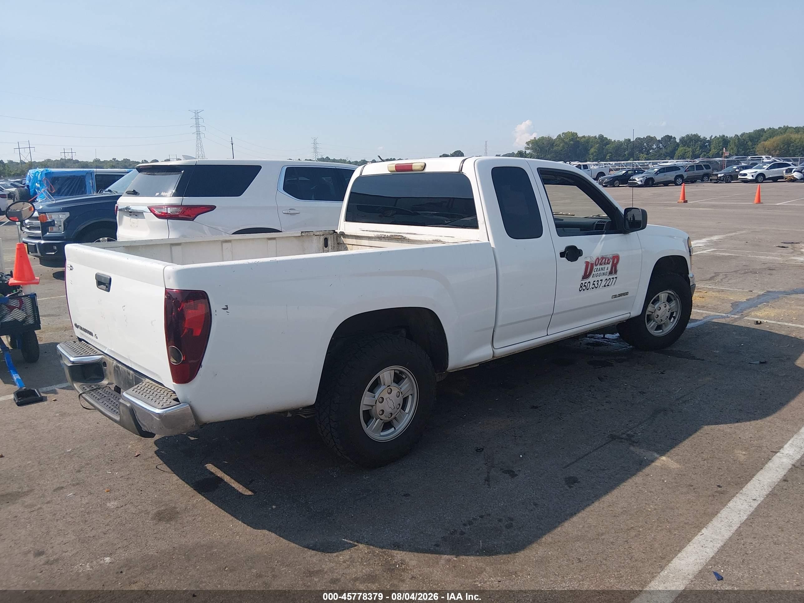 2005 Chevrolet Colorado Ls Белый vin: 1GCCS196258151063