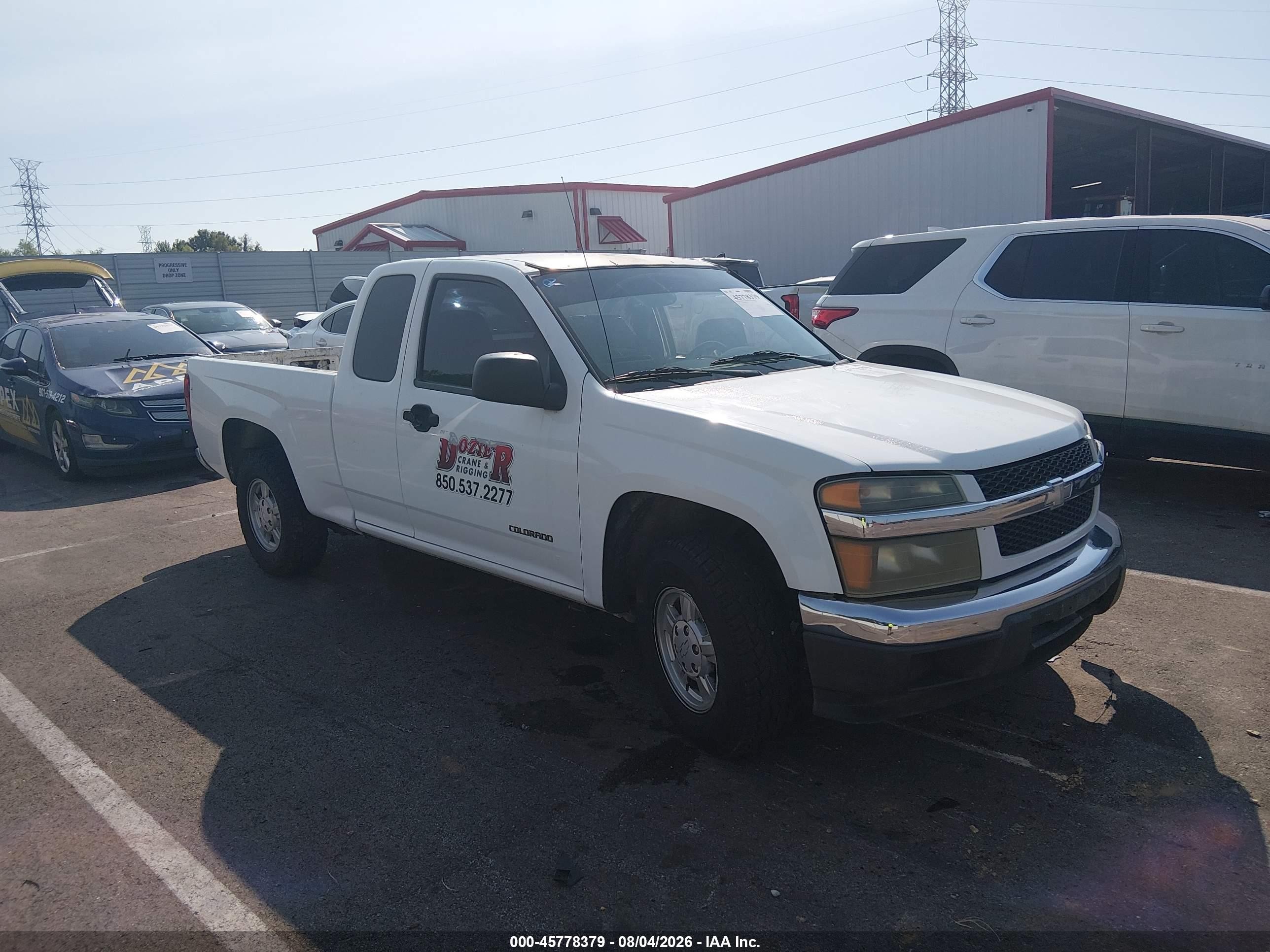 2005 Chevrolet Colorado Ls White vin: 1GCCS196258151063