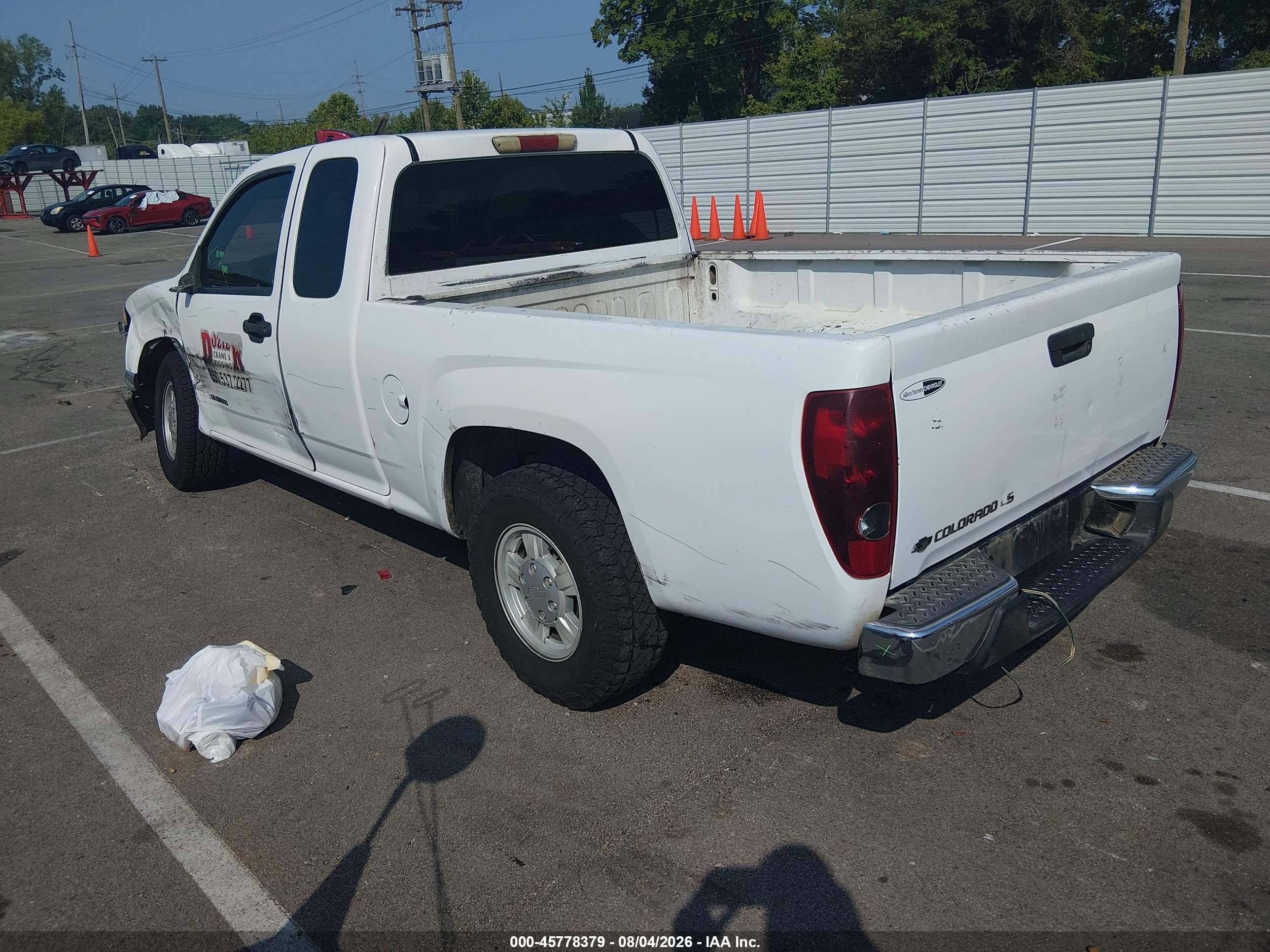 2005 Chevrolet Colorado Ls Белый vin: 1GCCS196258151063