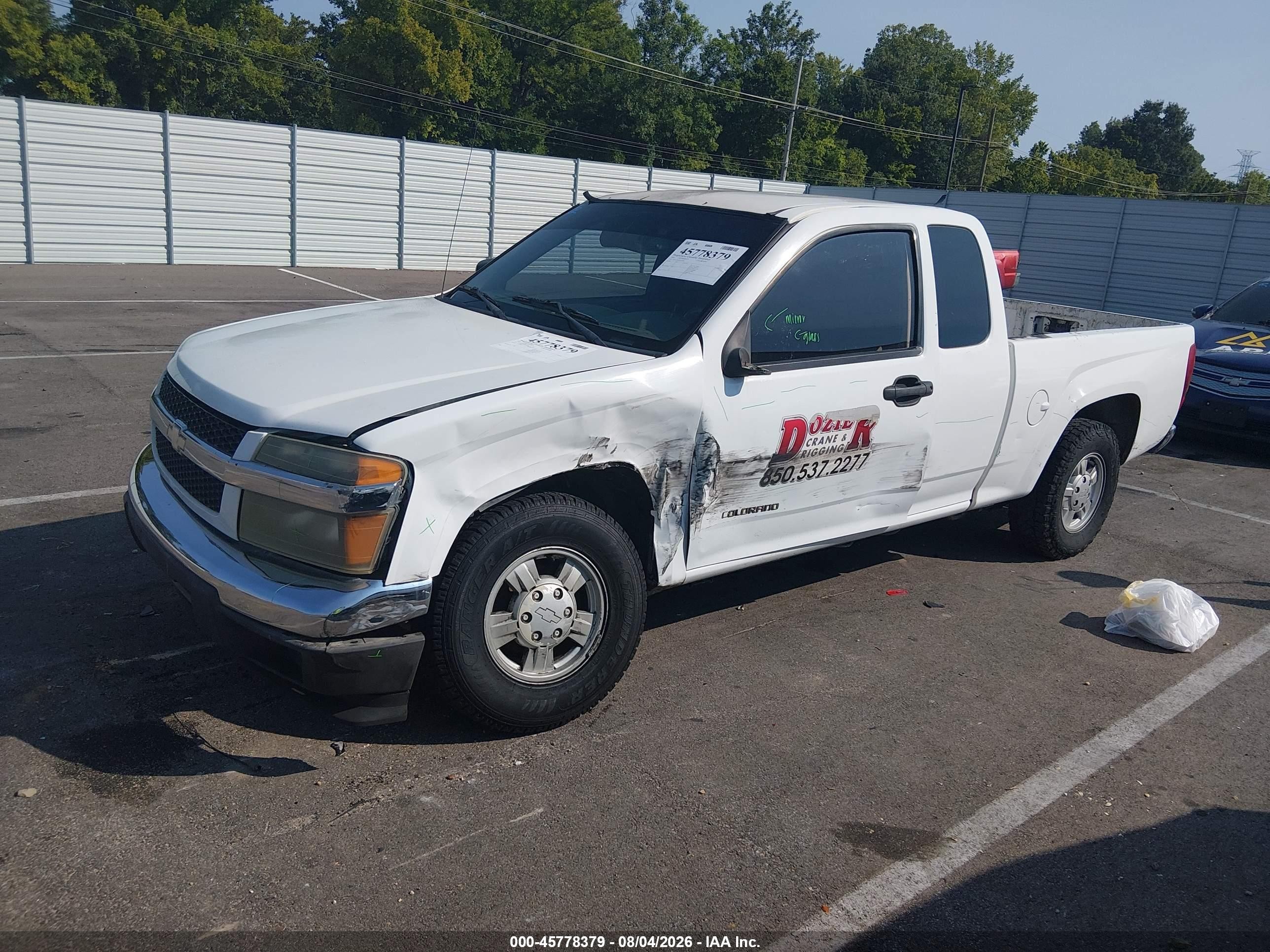 2005 Chevrolet Colorado Ls Белый vin: 1GCCS196258151063