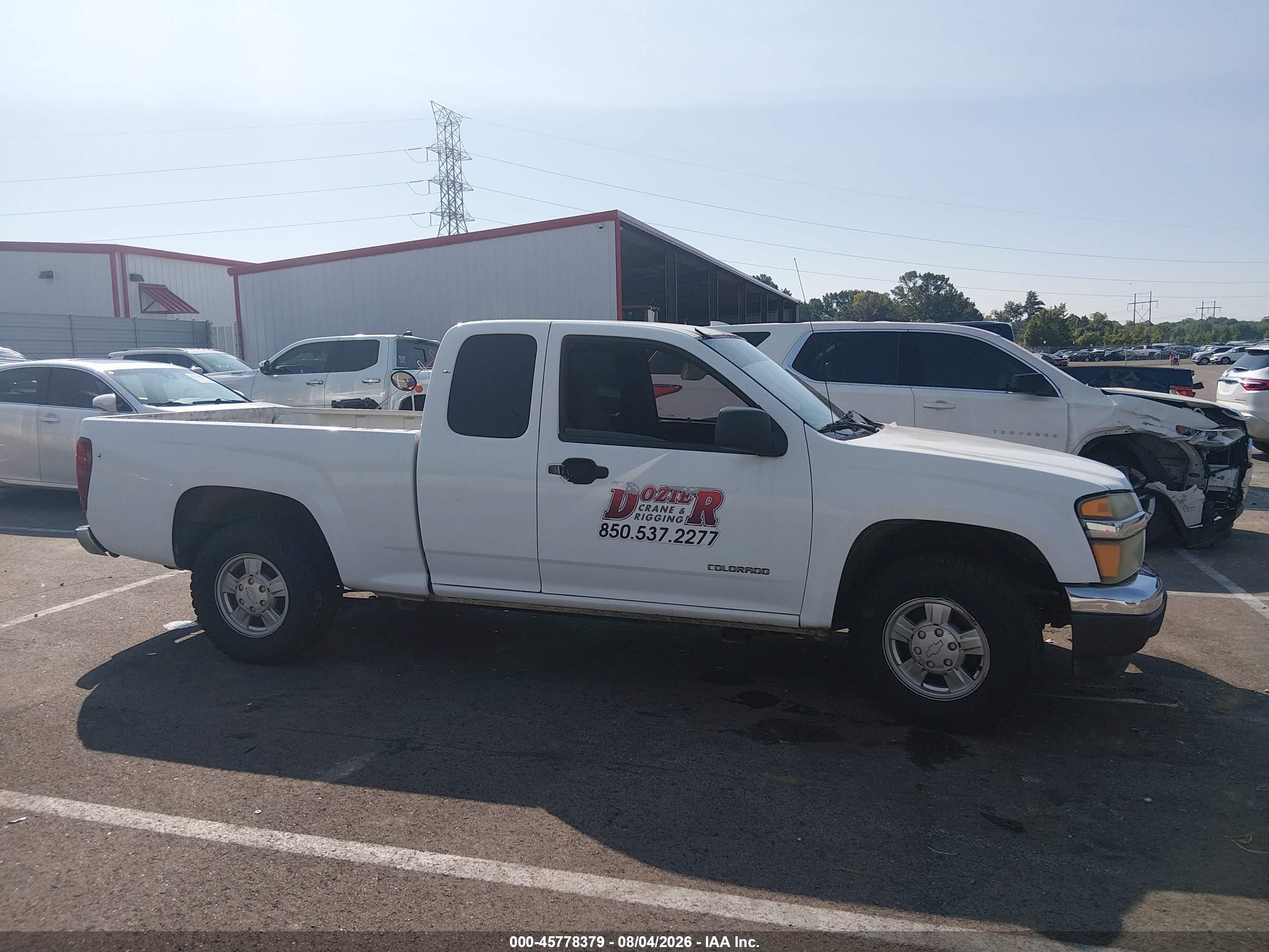 2005 Chevrolet Colorado Ls Белый vin: 1GCCS196258151063