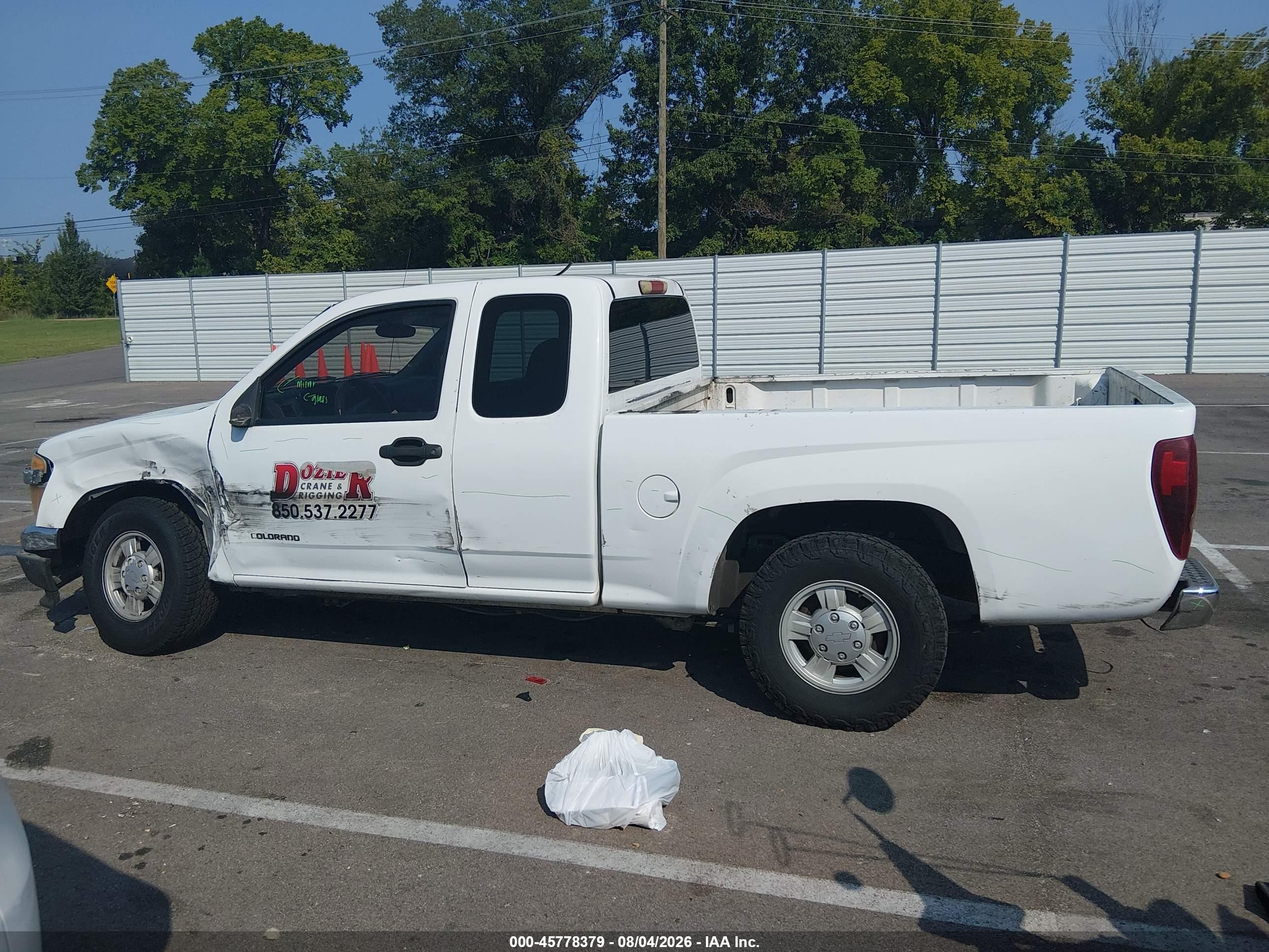 2005 Chevrolet Colorado Ls Белый vin: 1GCCS196258151063