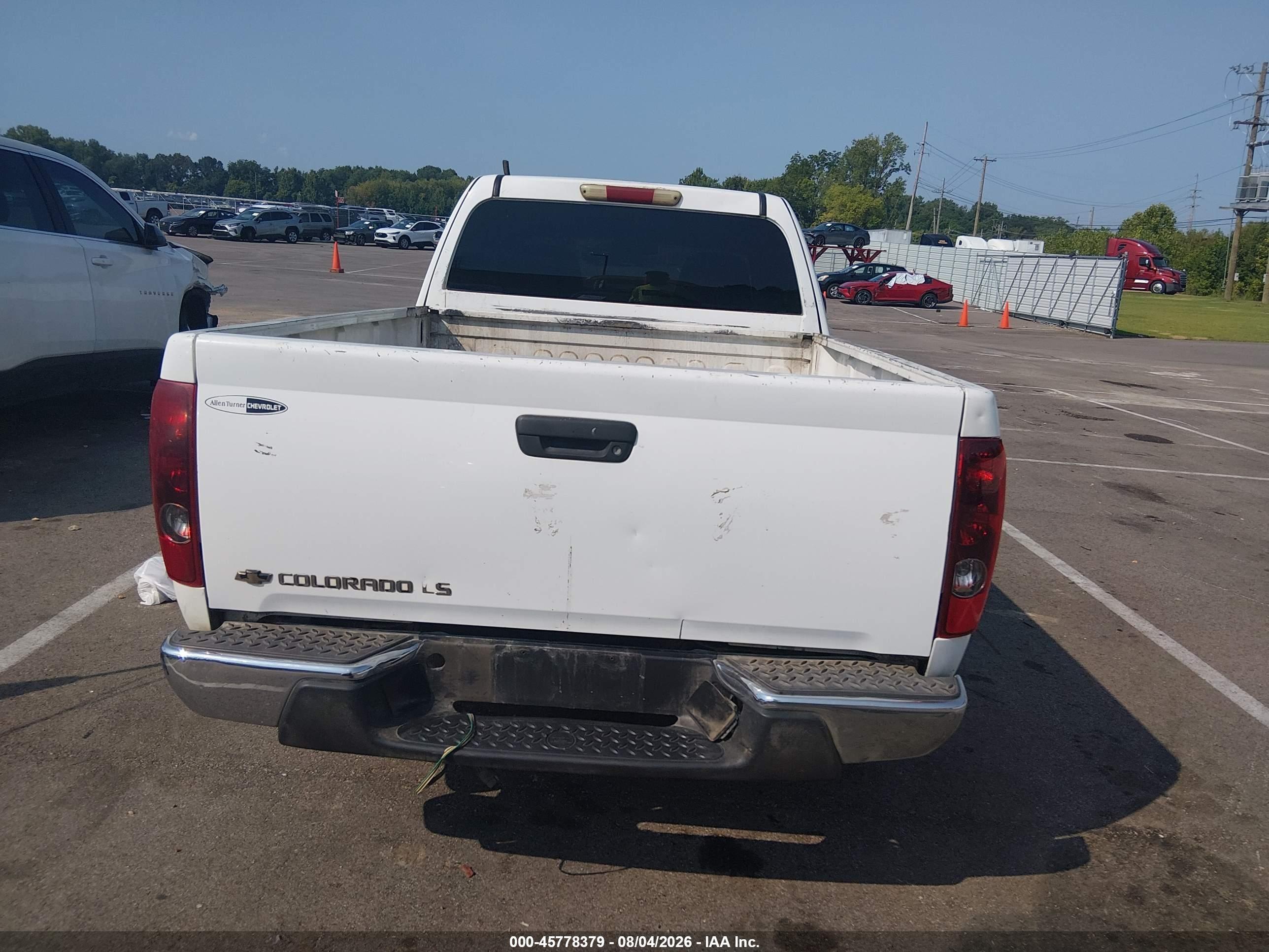 2005 Chevrolet Colorado Ls Белый vin: 1GCCS196258151063