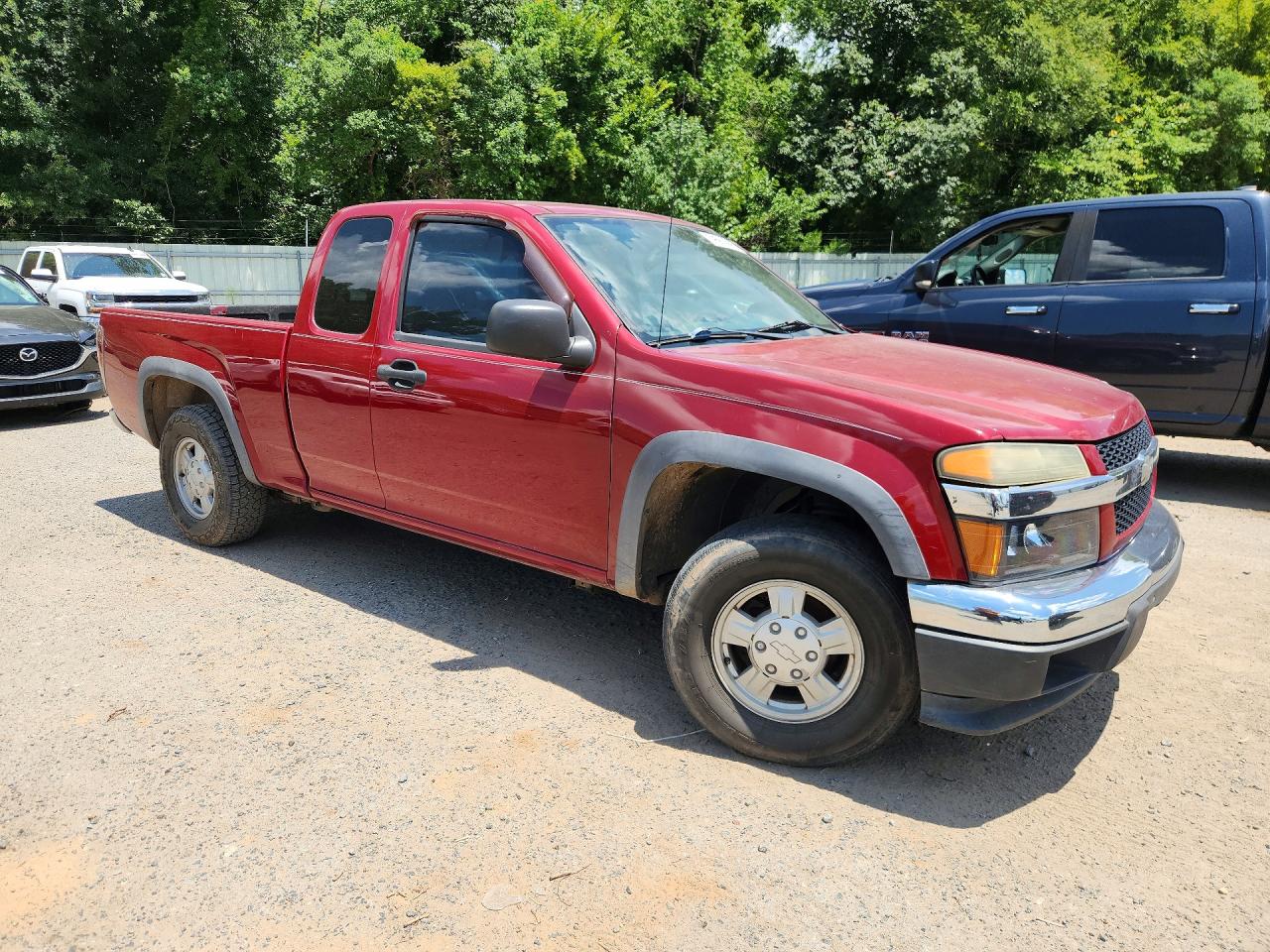 2005 Chevrolet Colorado Red vin: 1GCCS196258155002