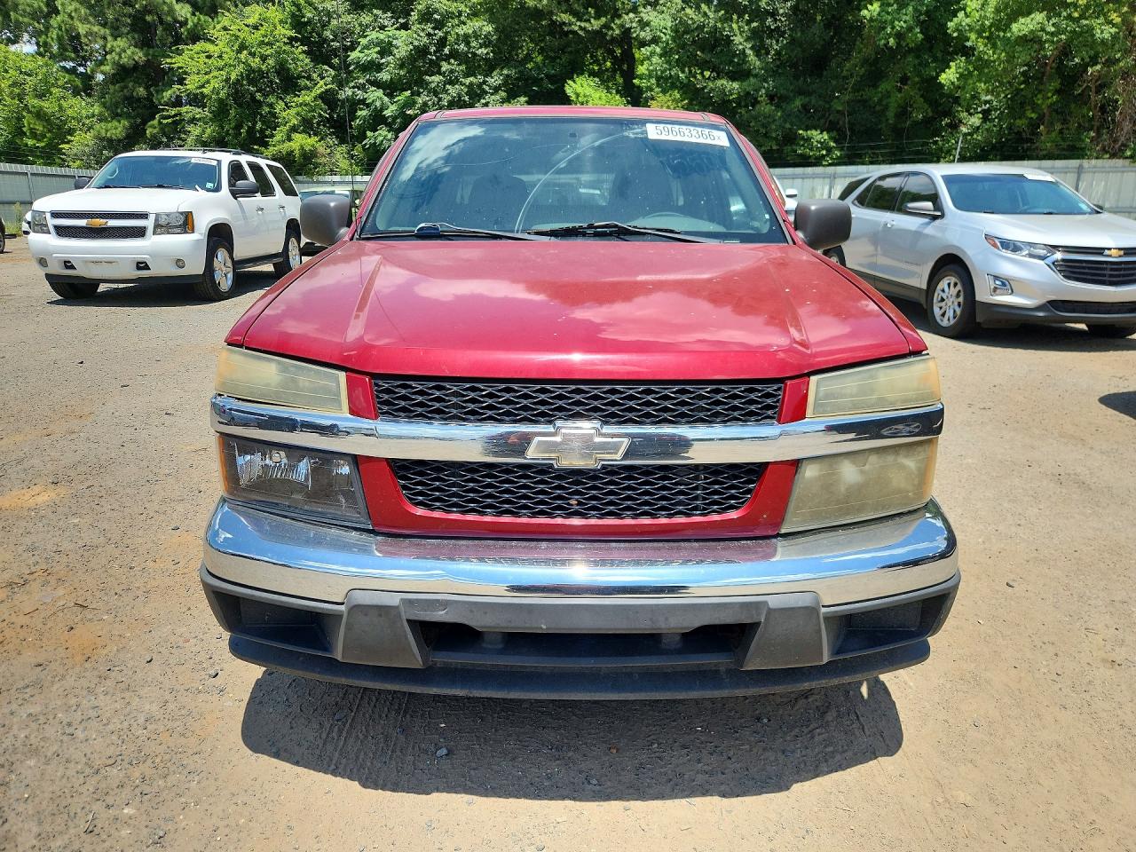 2005 Chevrolet Colorado Red vin: 1GCCS196258155002
