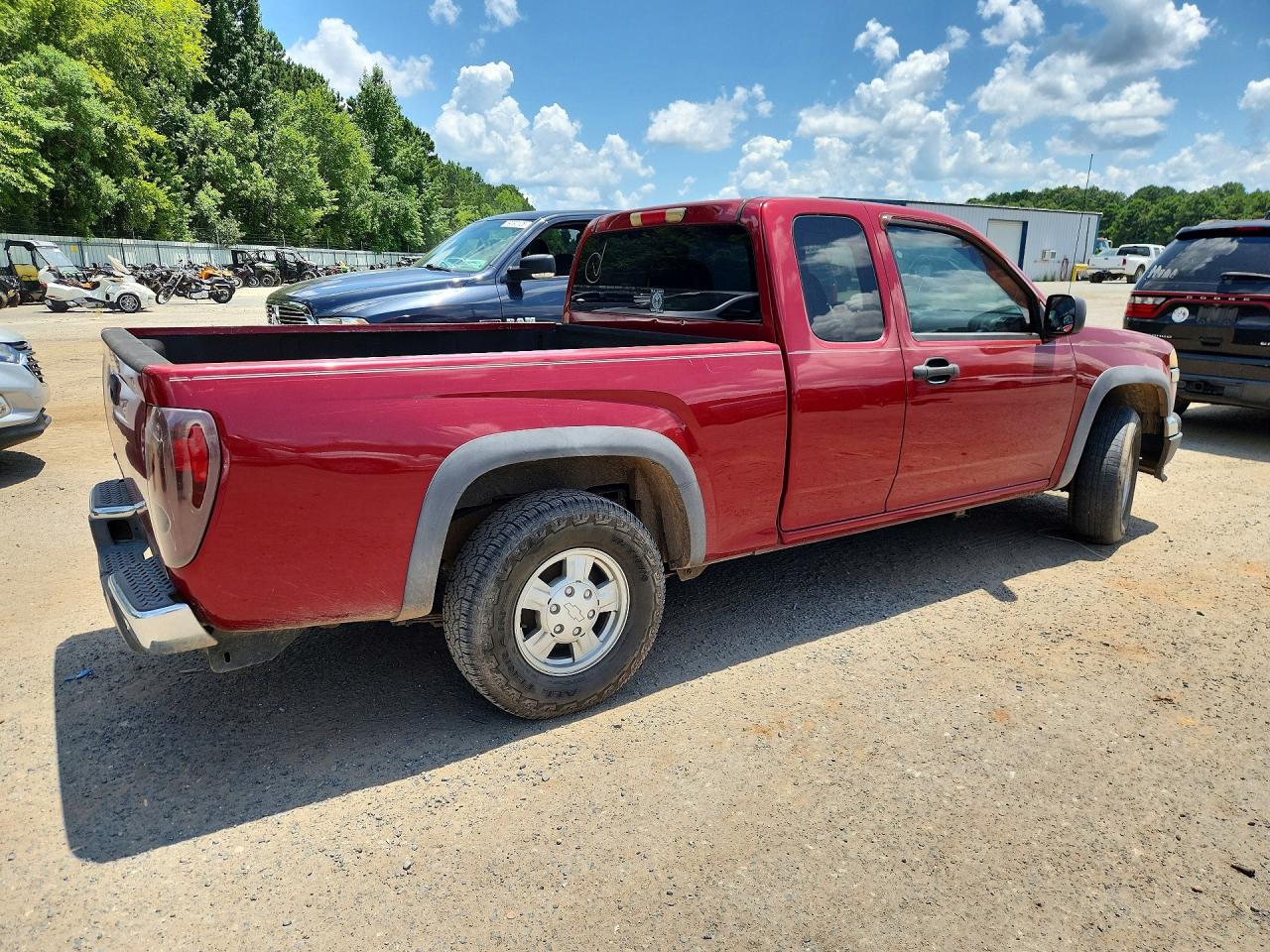 2005 Chevrolet Colorado Red vin: 1GCCS196258155002