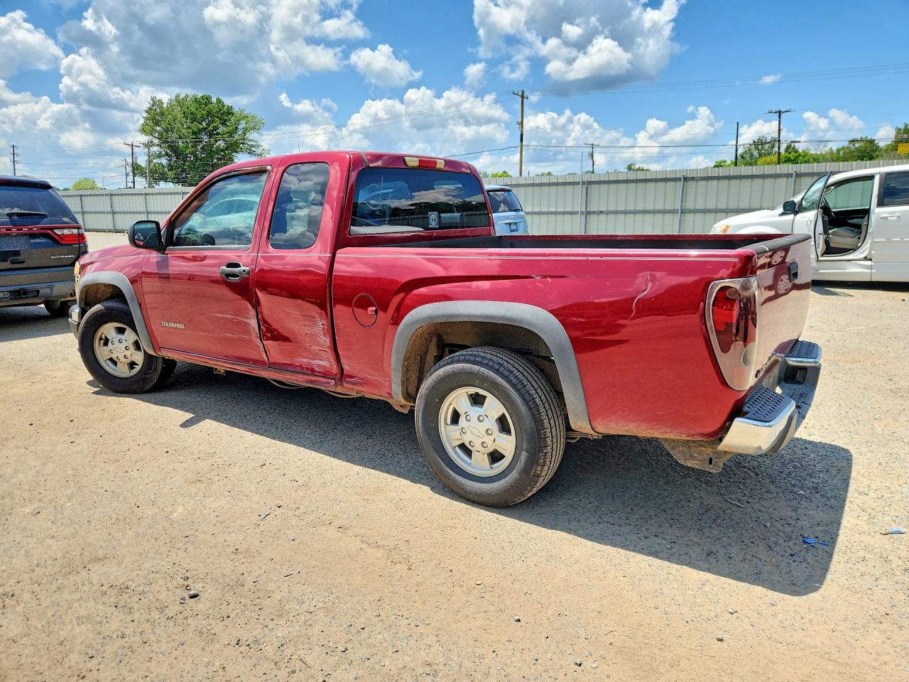 2005 Chevrolet Colorado Red vin: 1GCCS196258155002