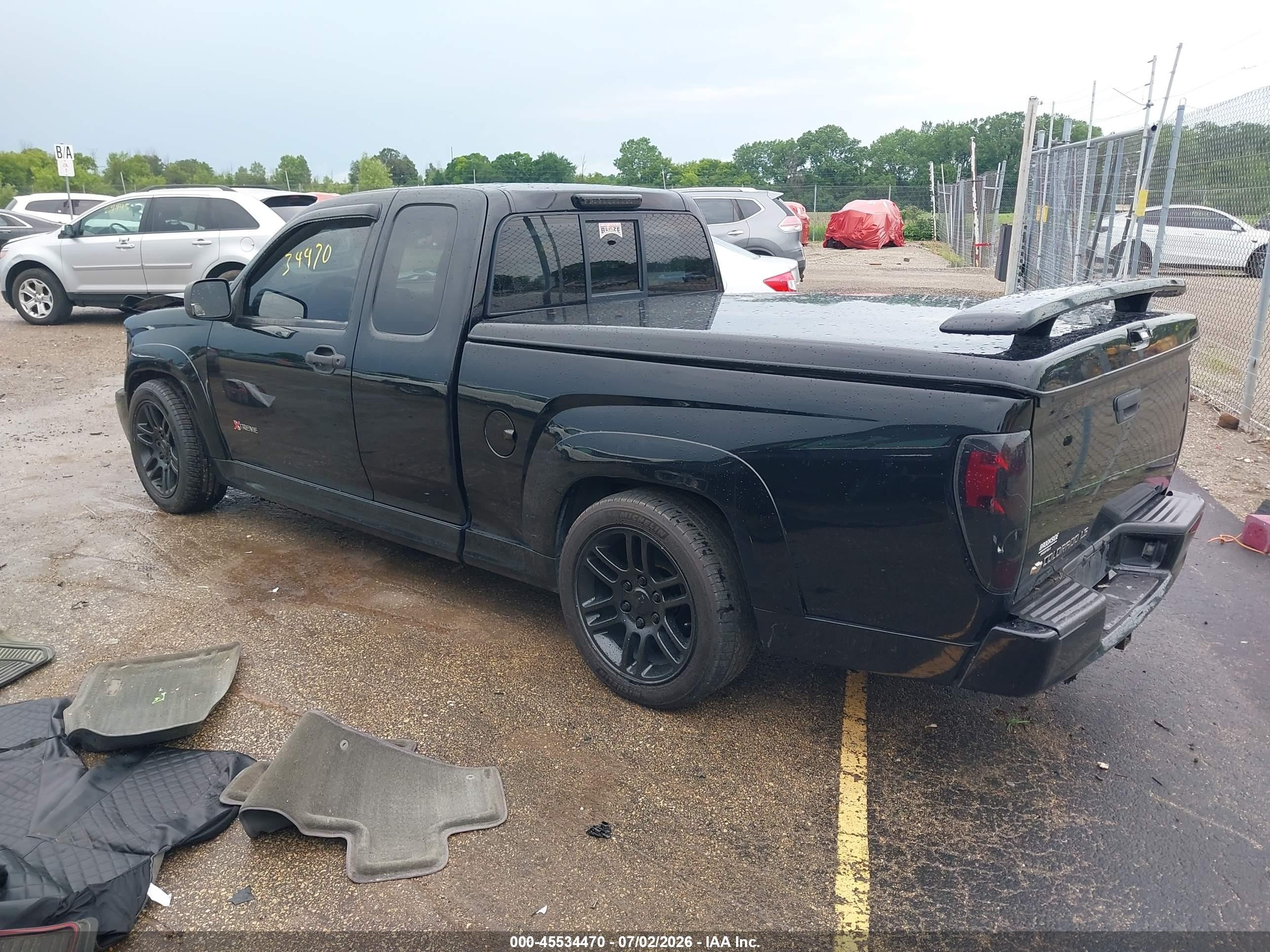 2005 Chevrolet Colorado Ls Black vin: 1GCCS196258181132