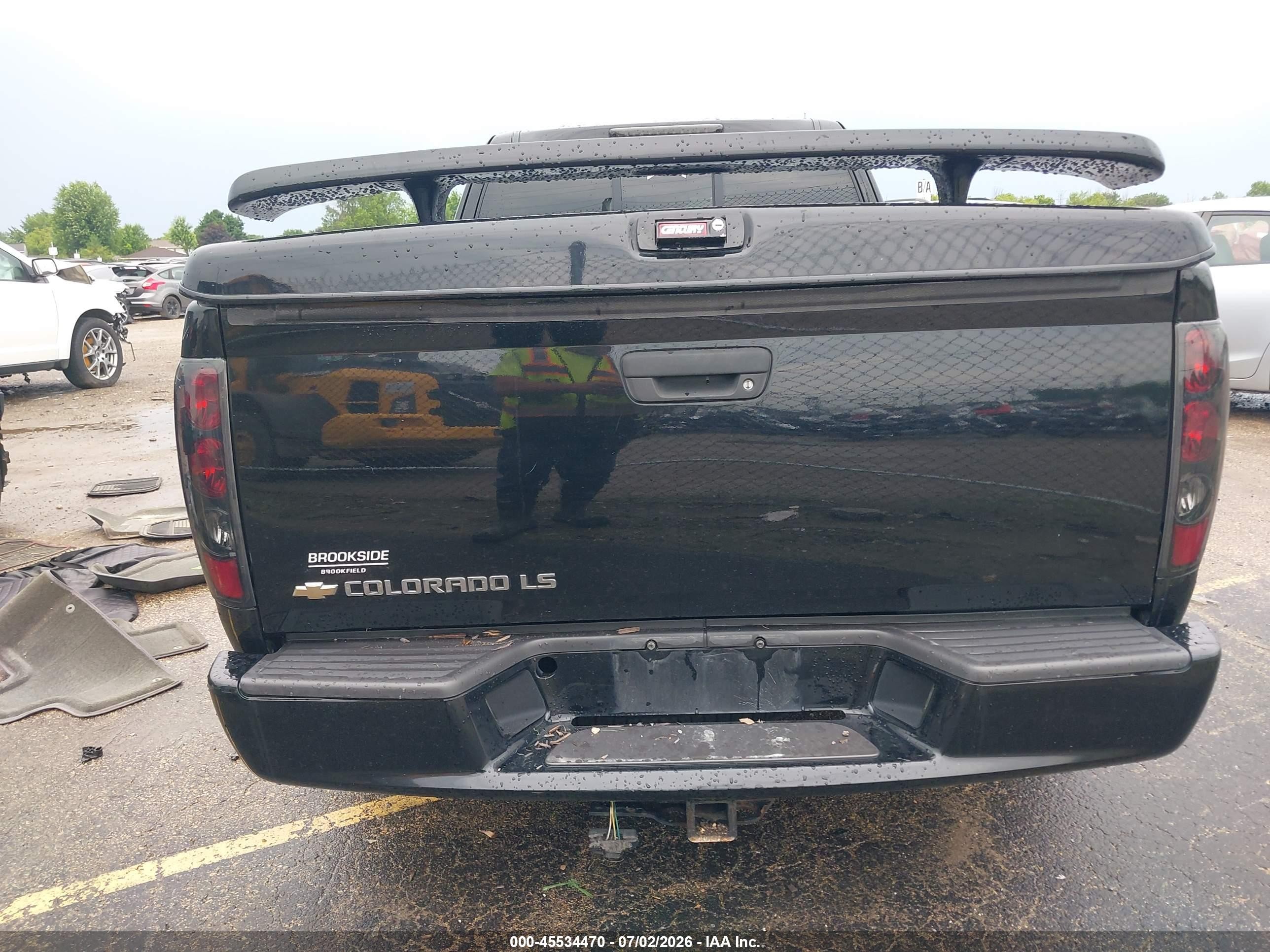 2005 Chevrolet Colorado Ls Black vin: 1GCCS196258181132