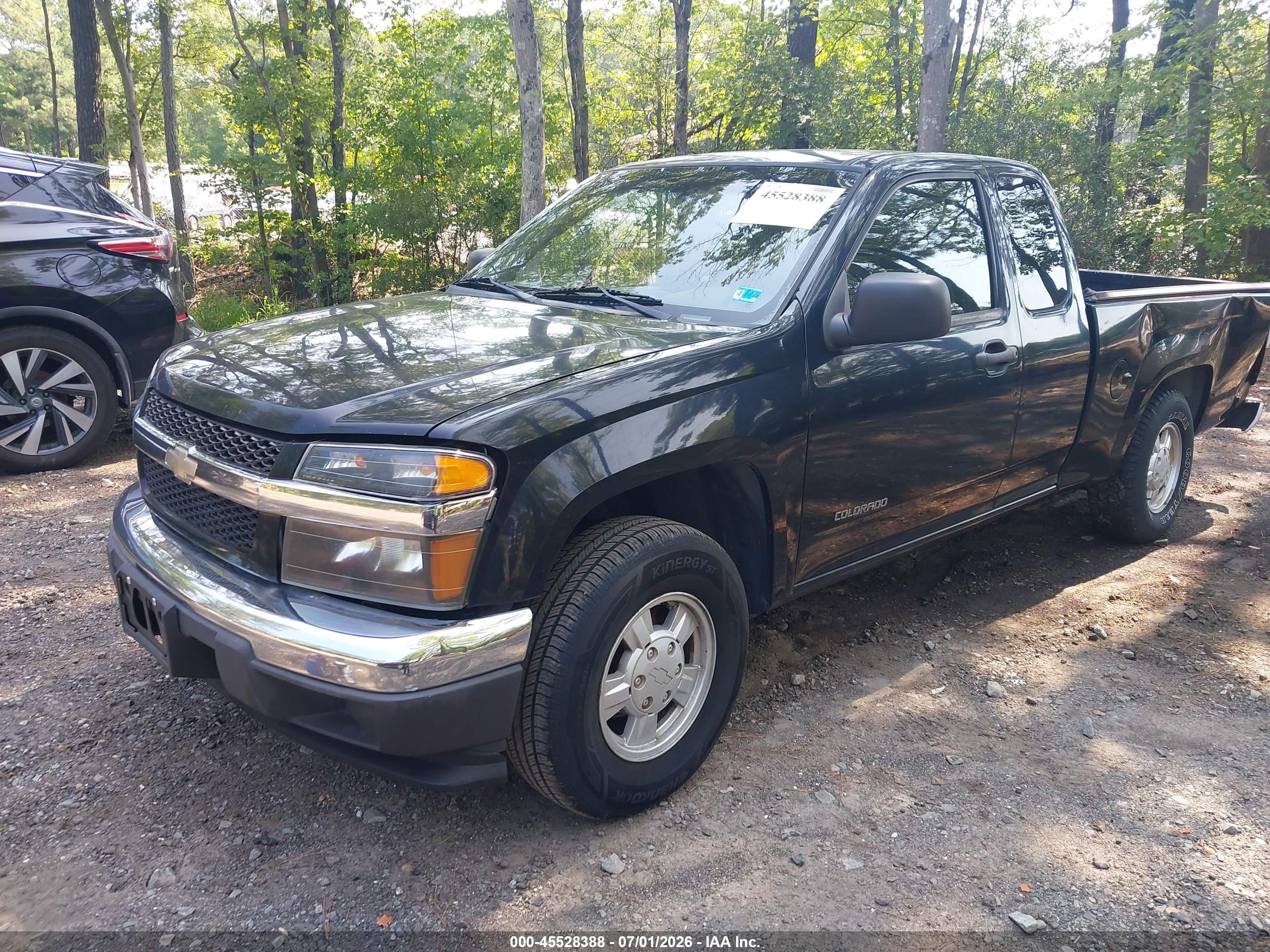 2004 Chevrolet Colorado   Black vin: 1GCCS196348222446