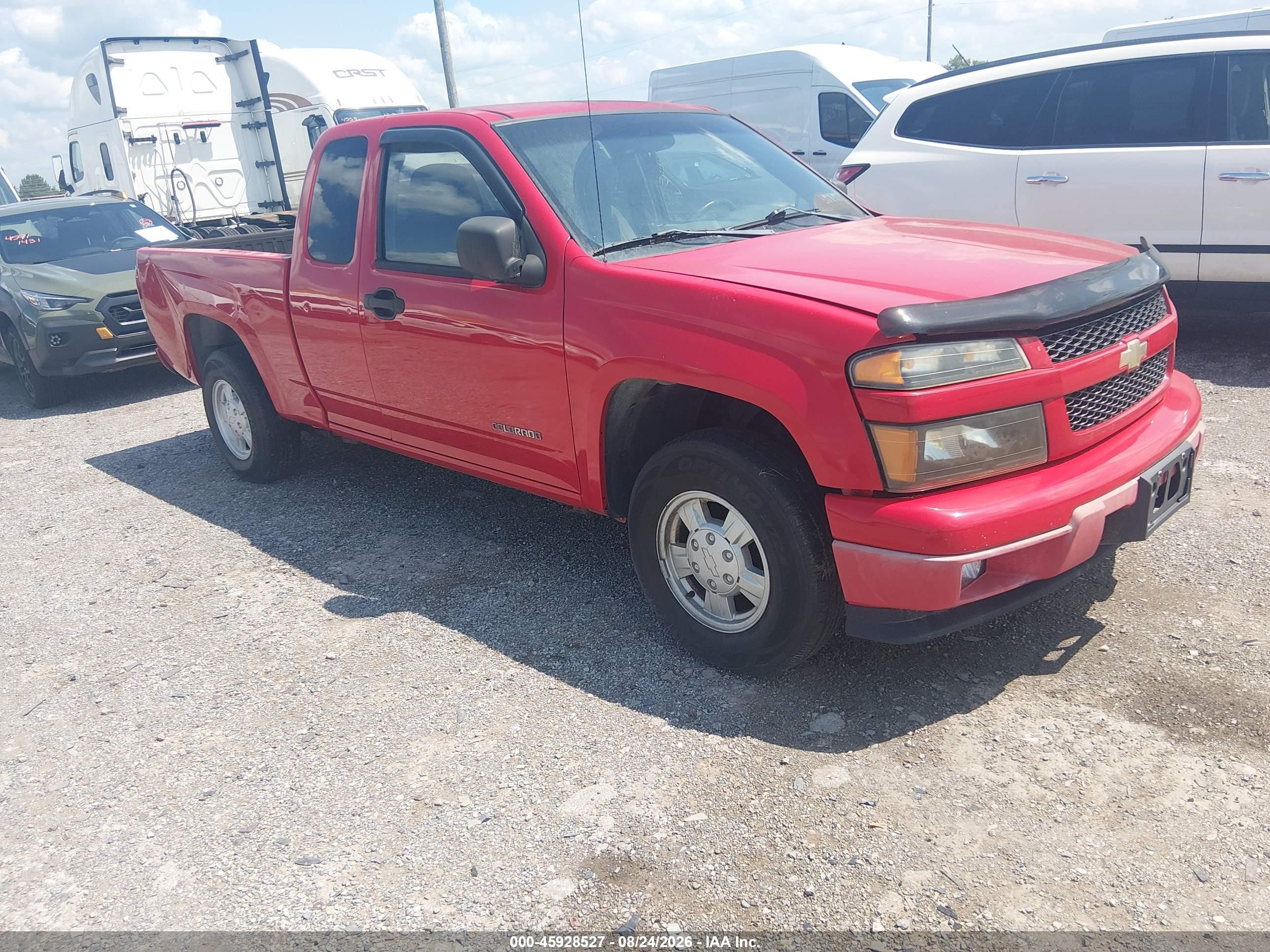 2005 Chevrolet Colorado Ls Красный vin: 1GCCS196358277495