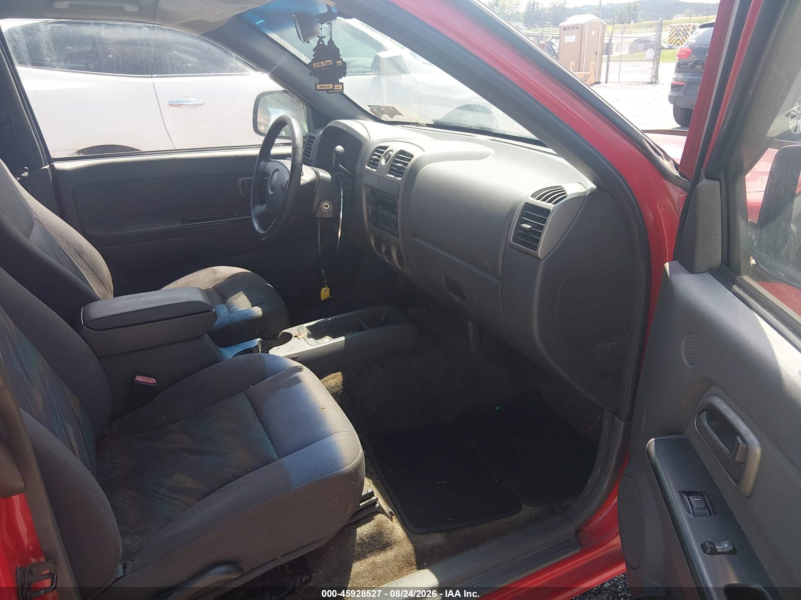 2005 Chevrolet Colorado Ls Red vin: 1GCCS196358277495