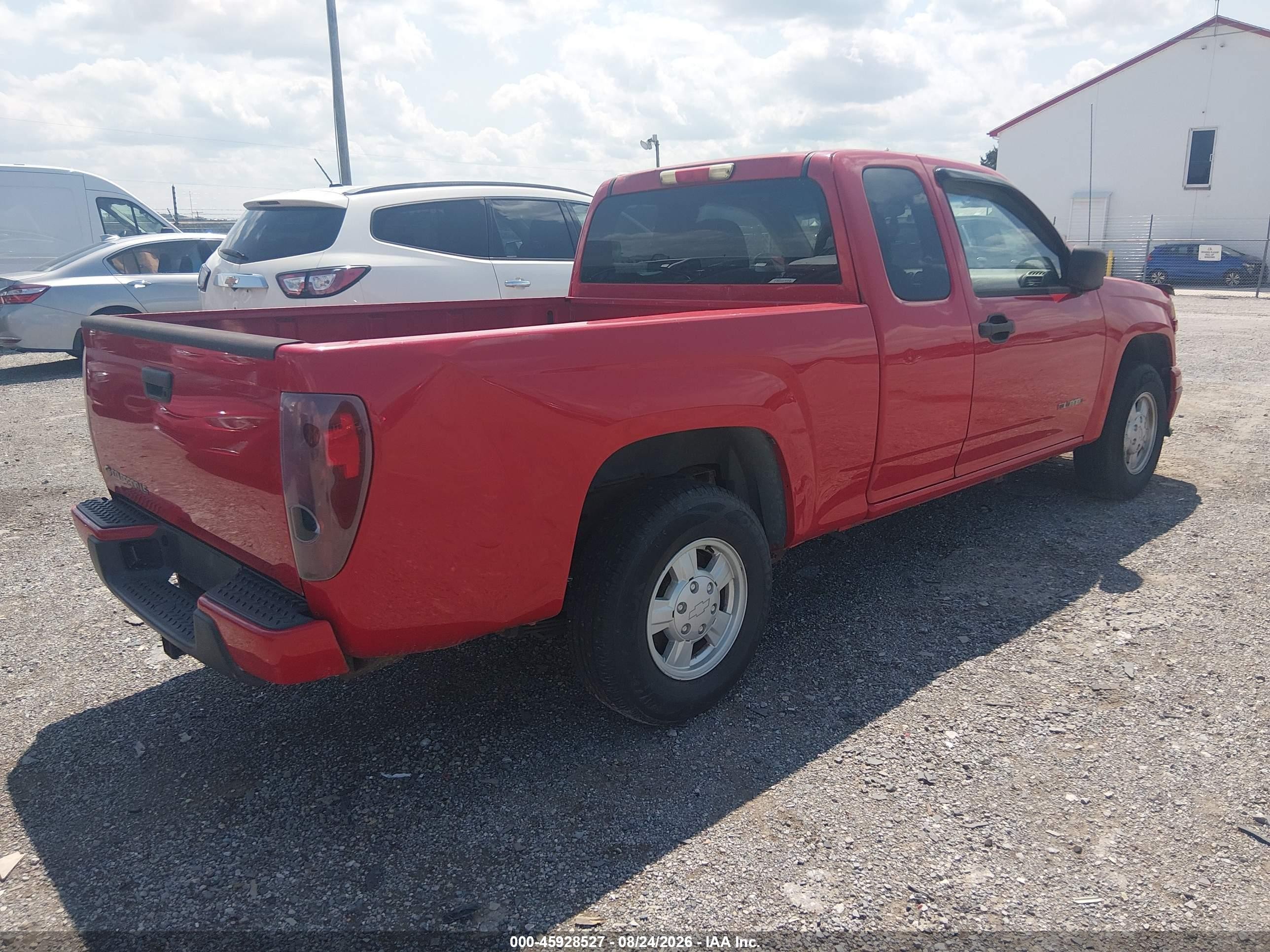 2005 Chevrolet Colorado Ls Red vin: 1GCCS196358277495