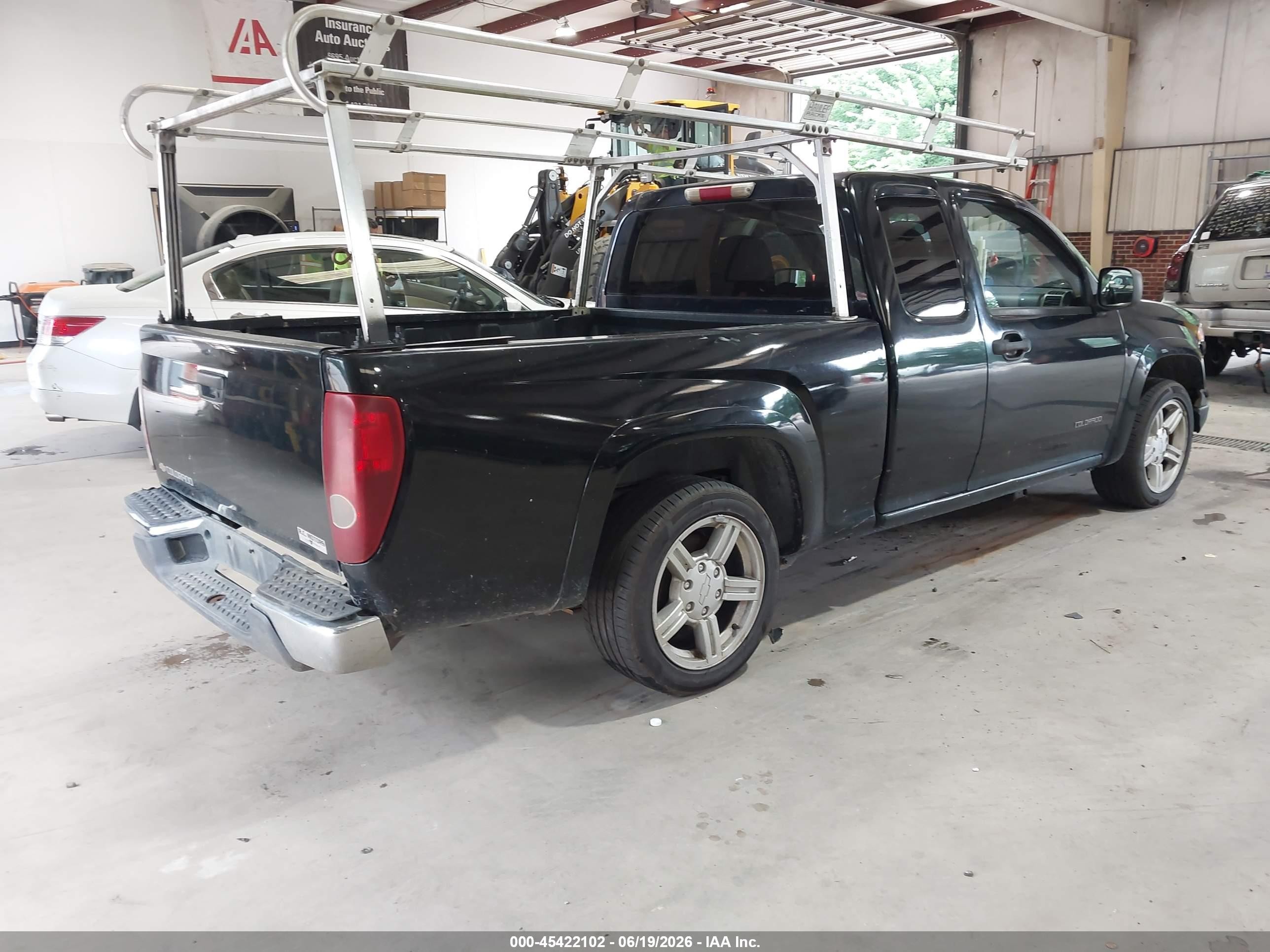 2004 Chevrolet Colorado Ls Black vin: 1GCCS196648120865