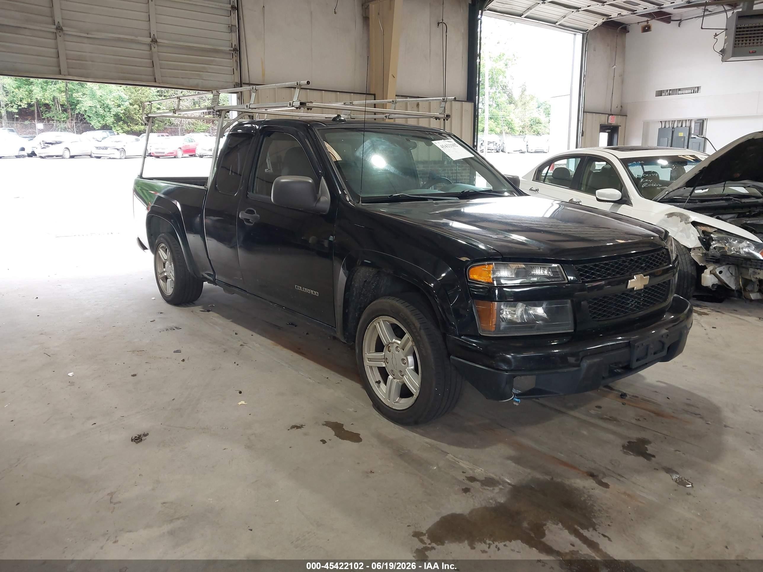 2004 Chevrolet Colorado Ls Black vin: 1GCCS196648120865
