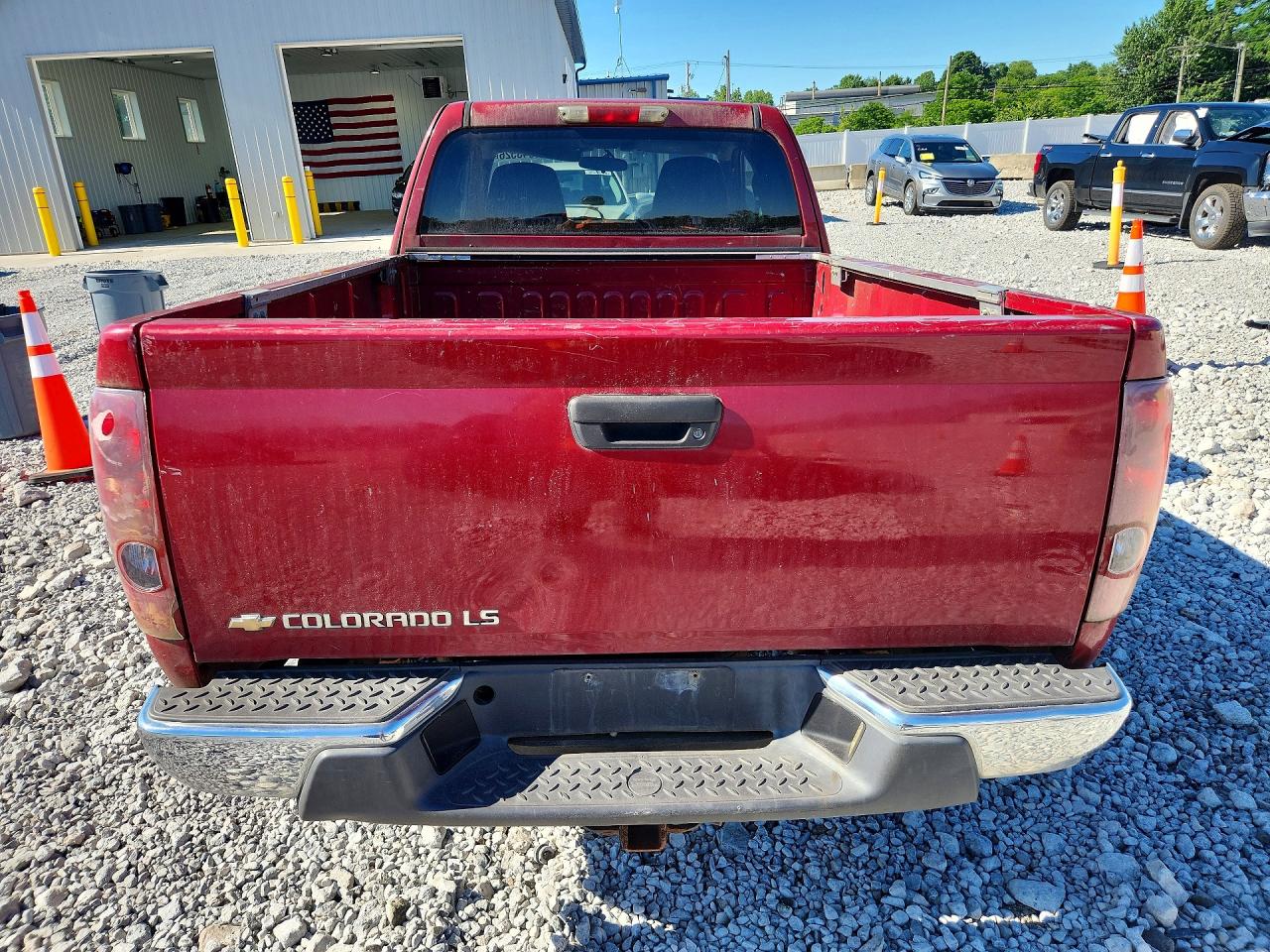 2005 Chevrolet Colorado Red vin: 1GCCS196758196709