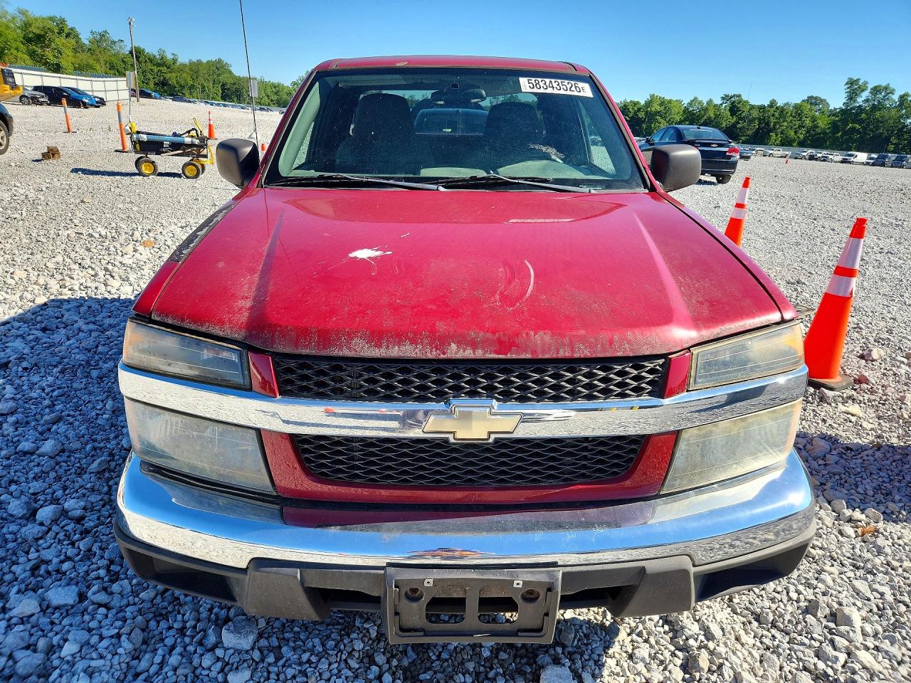 2005 Chevrolet Colorado Red vin: 1GCCS196758196709